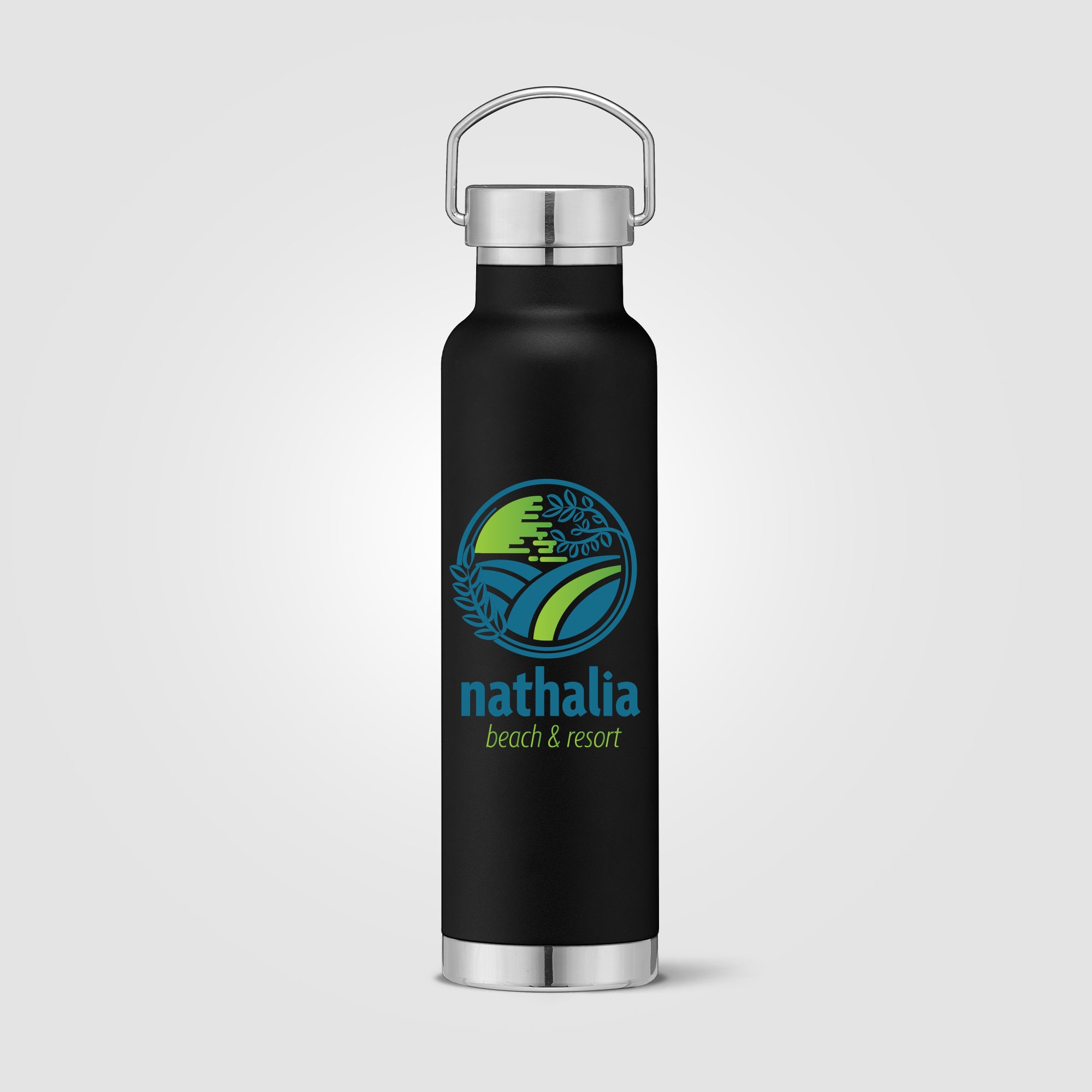 Apollo - 23 oz. Double Wall Stainless Steel Water Bottle with Lid - ColorJet
