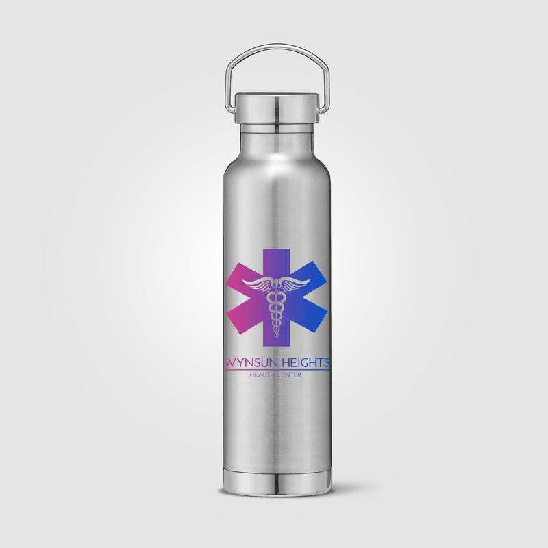 Apollo - 23 oz. Double Wall Stainless Steel Water Bottle with Lid - ColorJet-zoom-