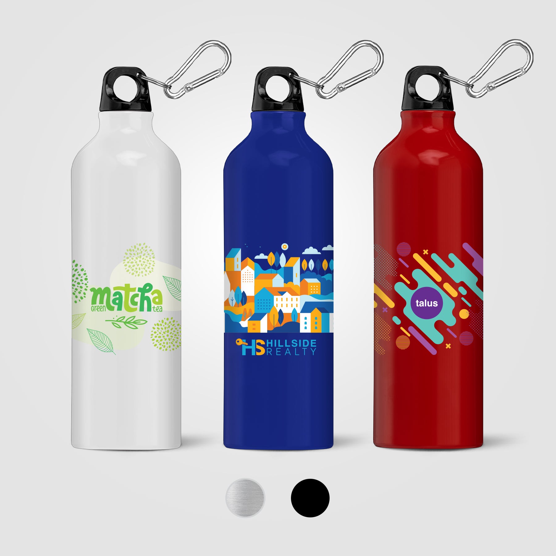 Image of the Portland Plus - 27 oz. Aluminum Water Bottle - ColorJet promotional product, SKU WDG-C.