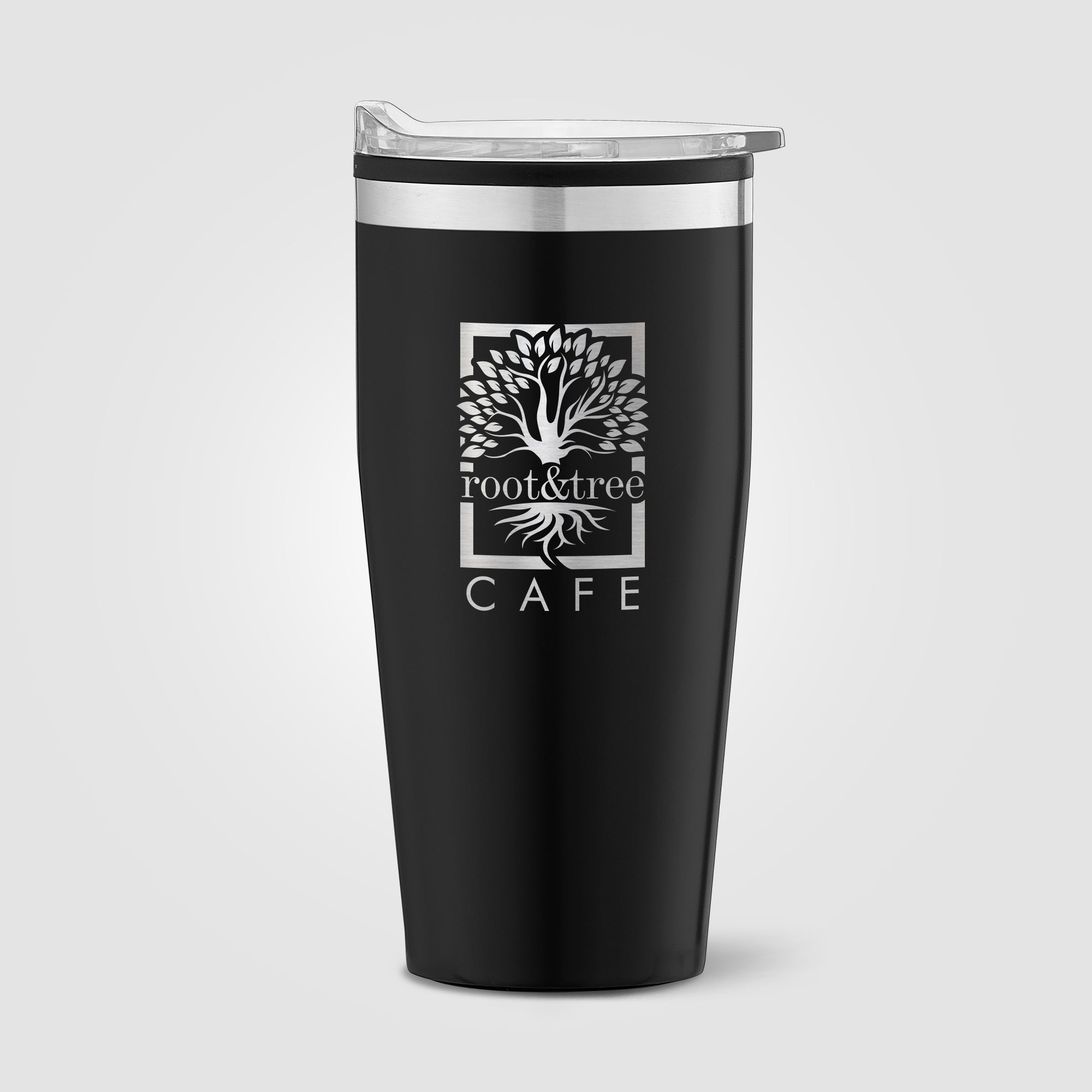 Jasper - 18 oz. Stainless Steel Tumbler with Plastic Interior - Laser