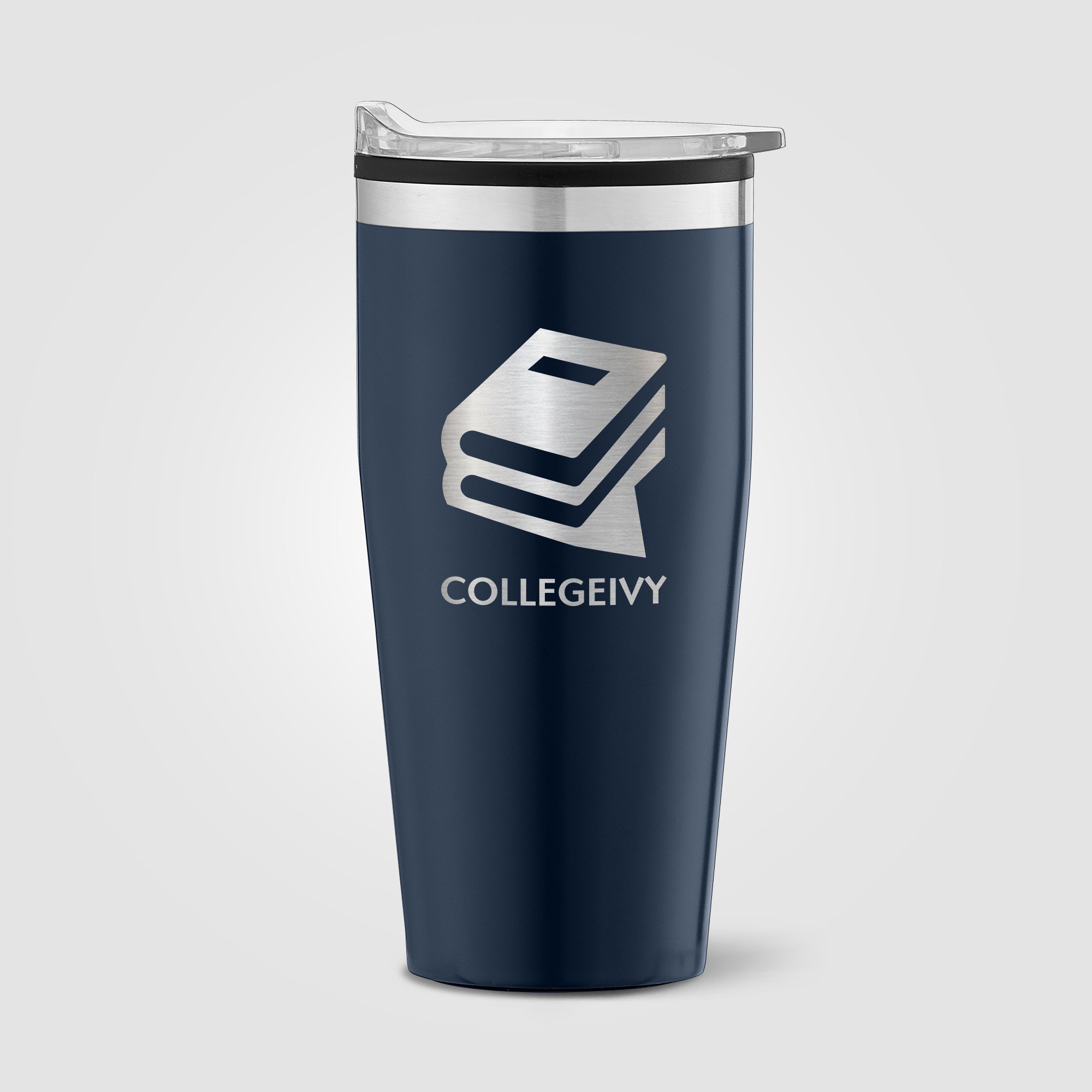 Jasper - 18 oz. Stainless Steel Tumbler with Plastic Interior - Laser-zoom-3