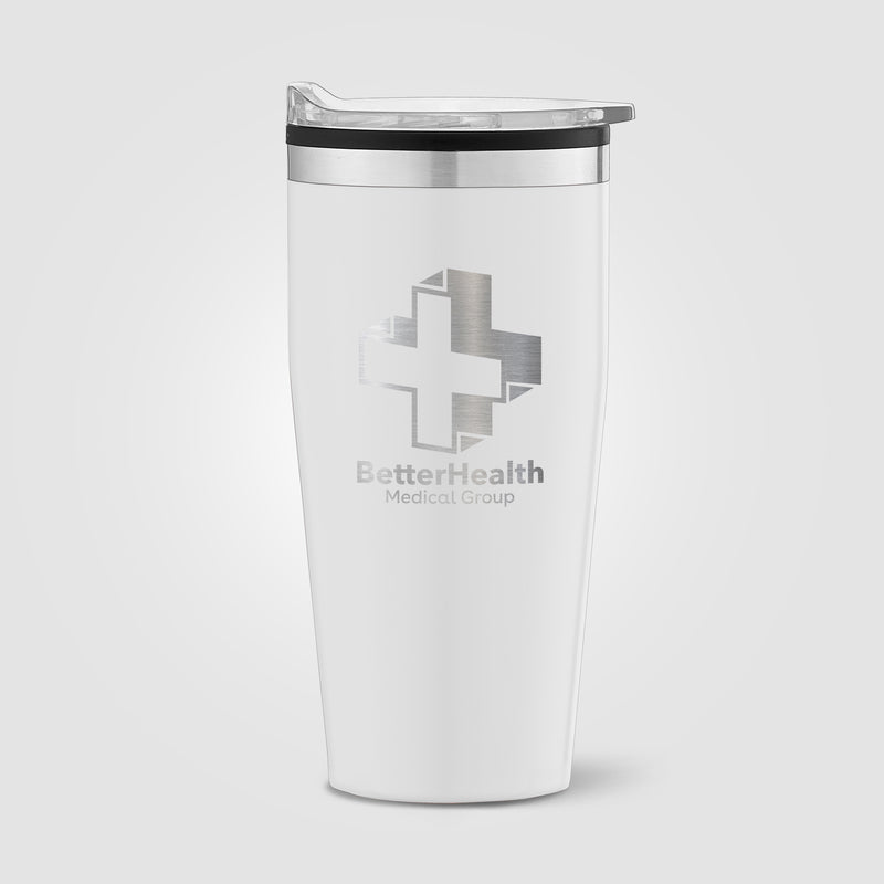 Jasper - 18 oz. Stainless Steel Tumbler with Plastic Interior - Laser-zoom-