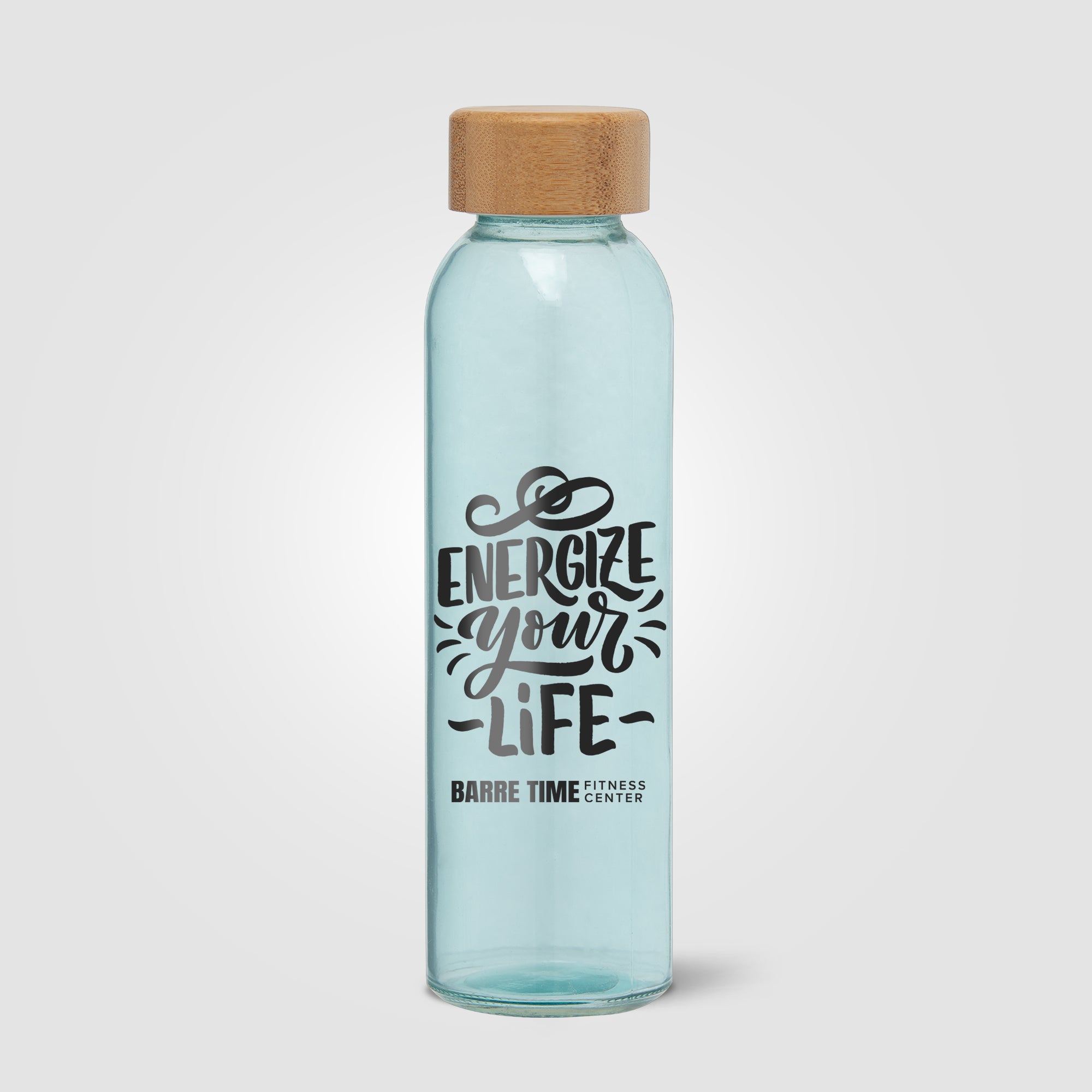 Alpine - 17 oz. Glass Bottle with Bamboo Lid