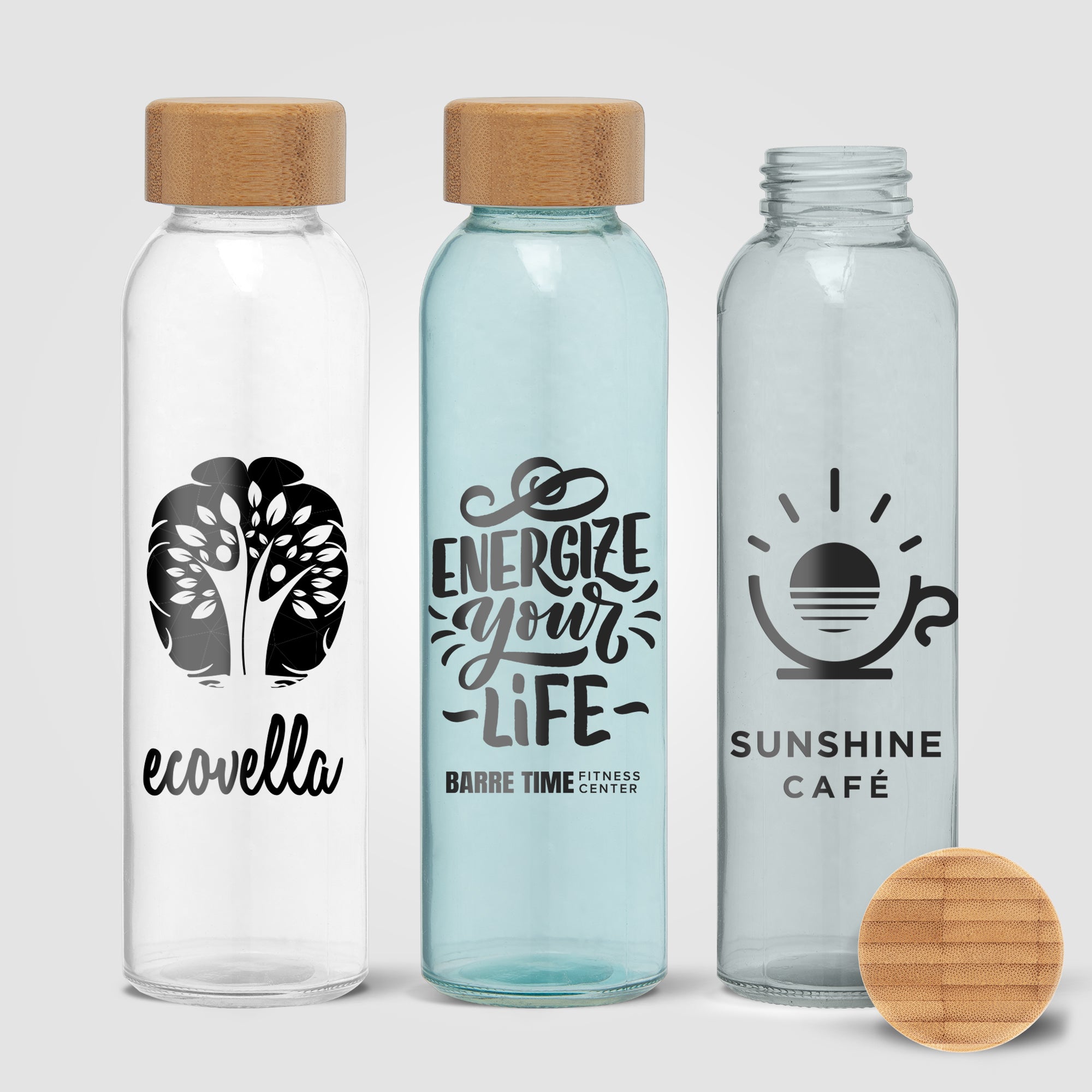 Image of the Alpine - 17 oz. Glass Bottle with Bamboo Lid promotional product, SKU WDM.