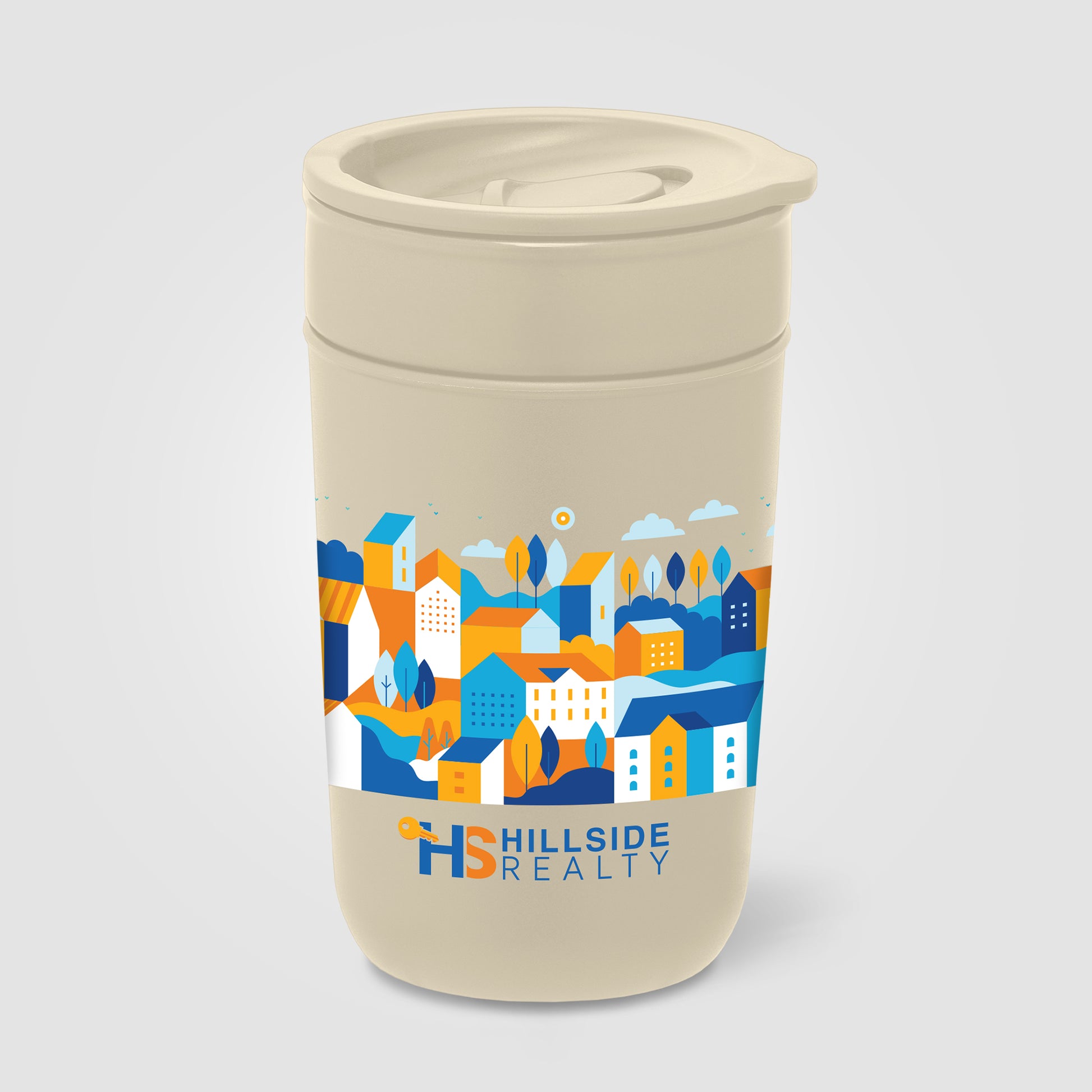 Danube - 12 oz. Ceramic Tumbler with Recycled Plastic Exterior & Lid - ColorJet-3