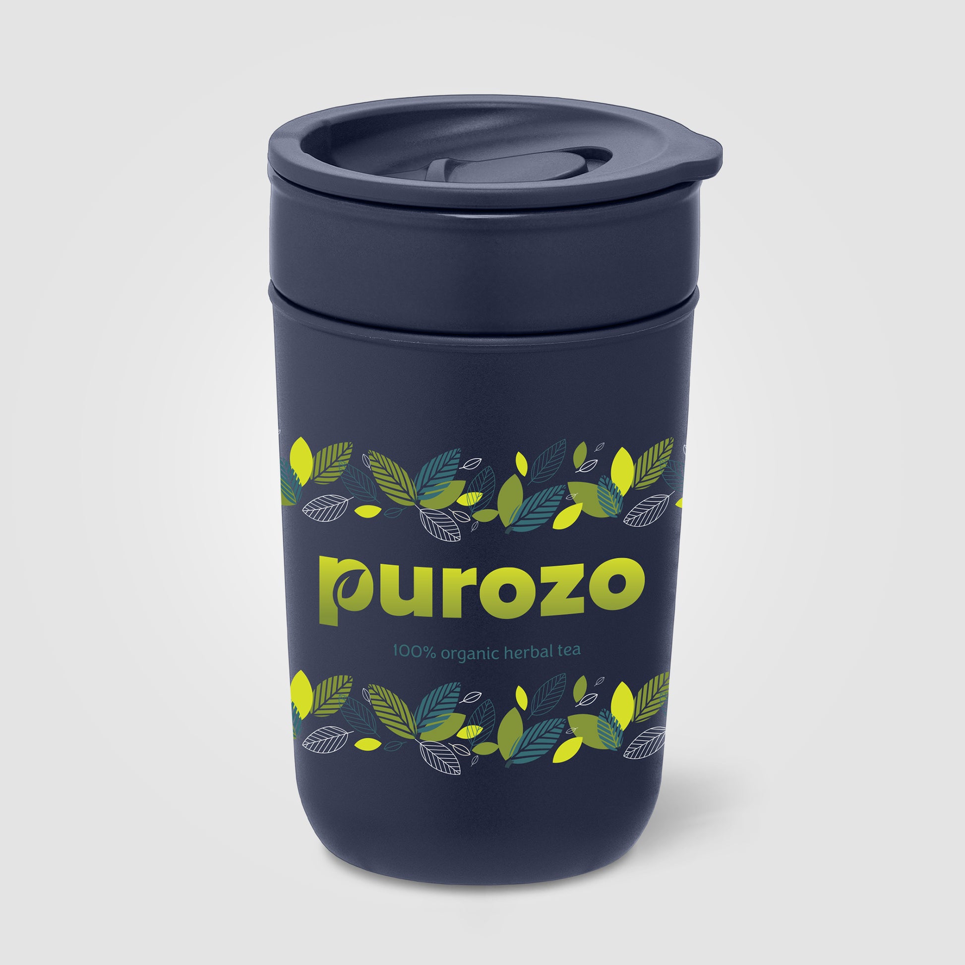 Danube - 12 oz. Ceramic Tumbler with Recycled Plastic Exterior & Lid - ColorJet-4
