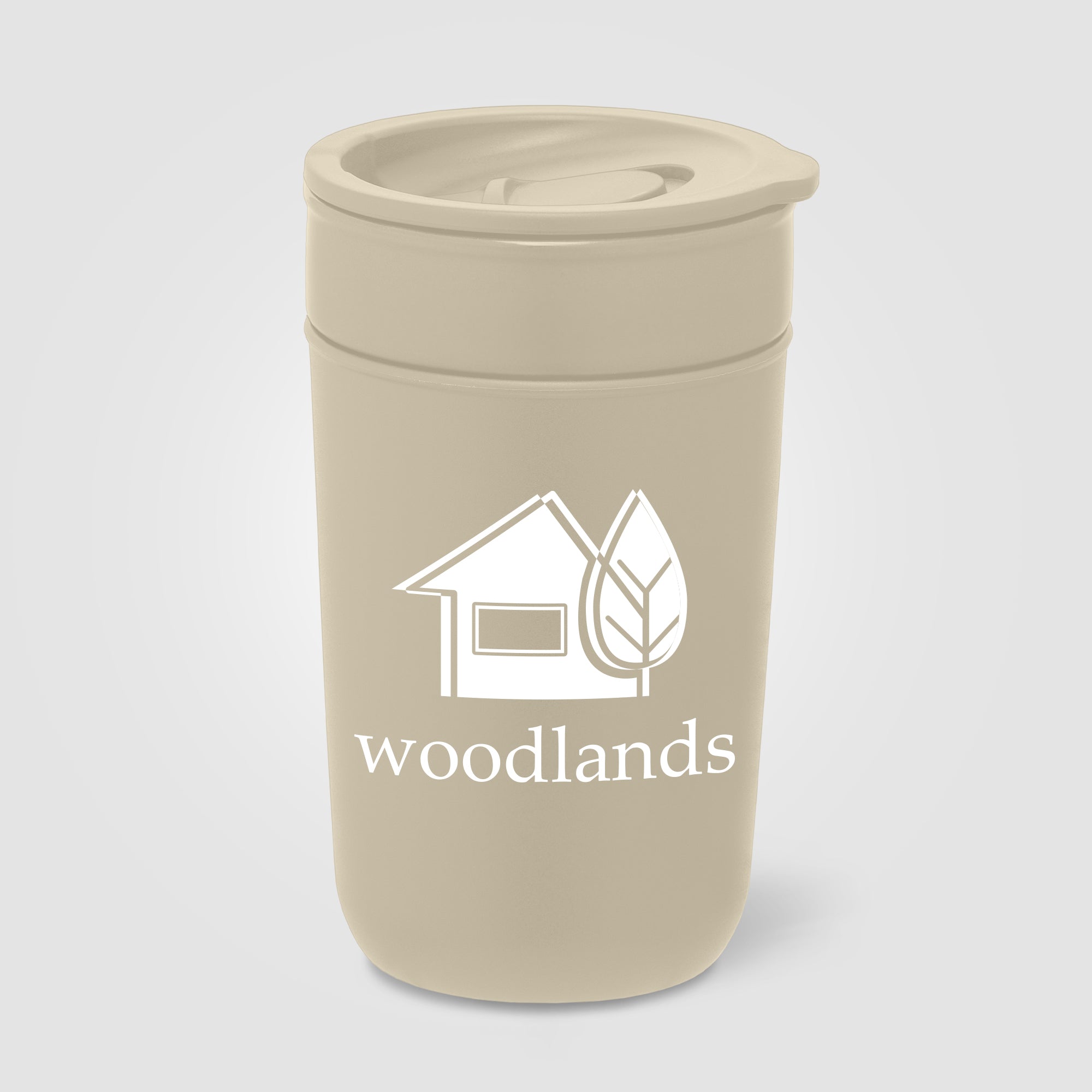 Danube - 12 oz. Ceramic Tumbler with Recycled Plastic Exterior & Lid-zoom-3