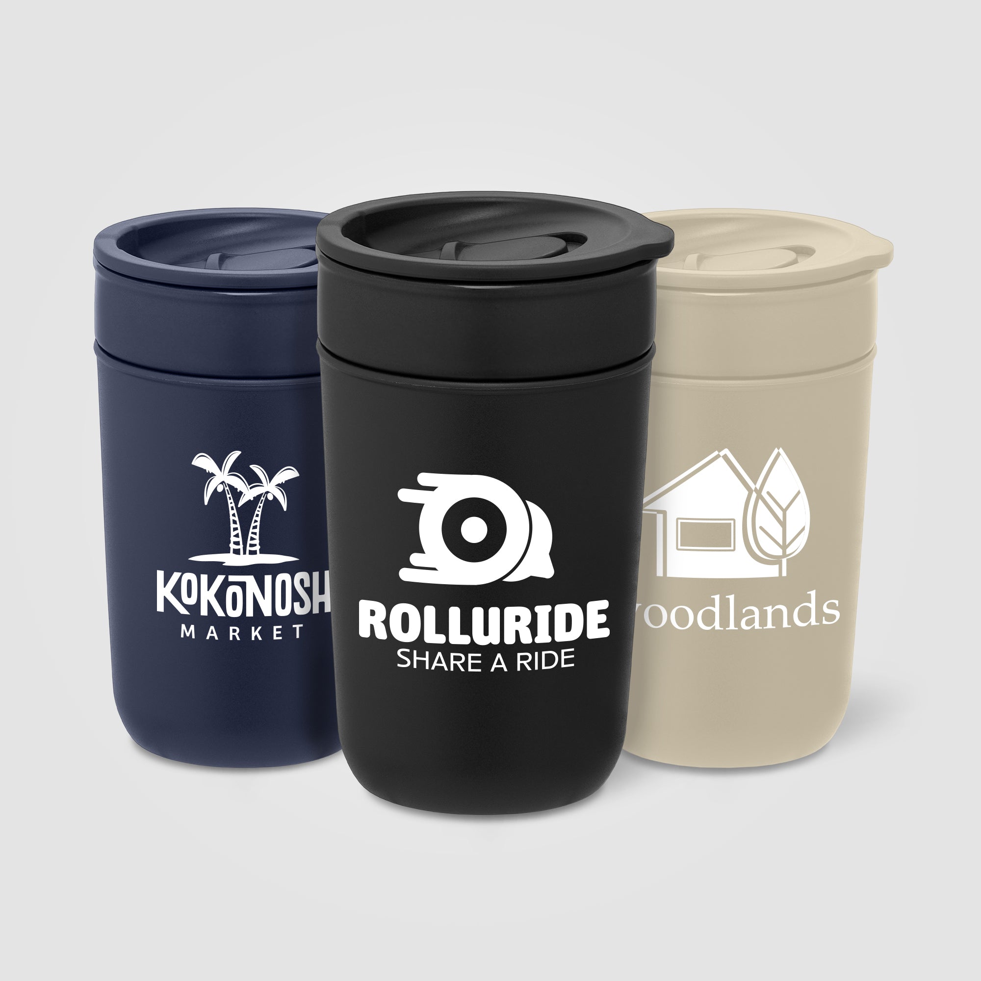 Image of the Danube - 12 oz. Ceramic Tumbler with Recycled Plastic Exterior & Lid promotional product, SKU WDZ.