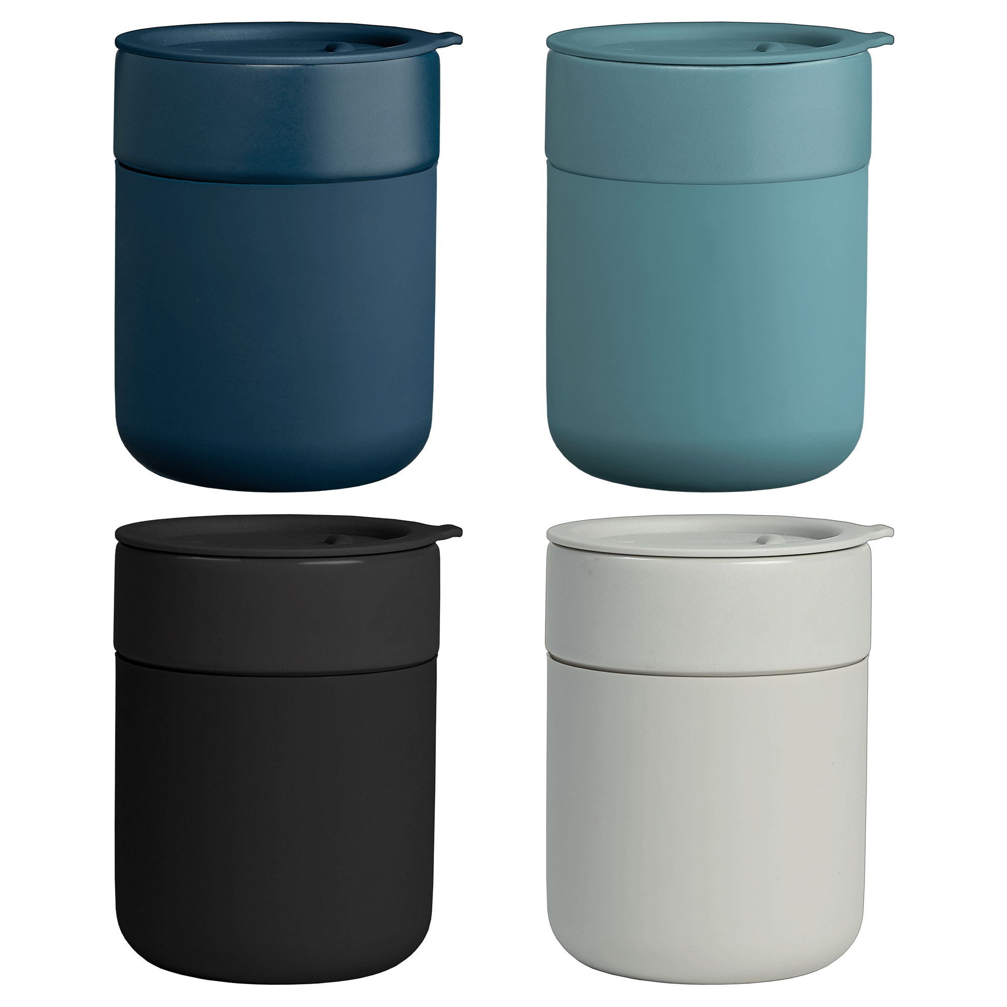 Obsidian - 10 oz. Ceramic and Silicone Mug-zoom-1