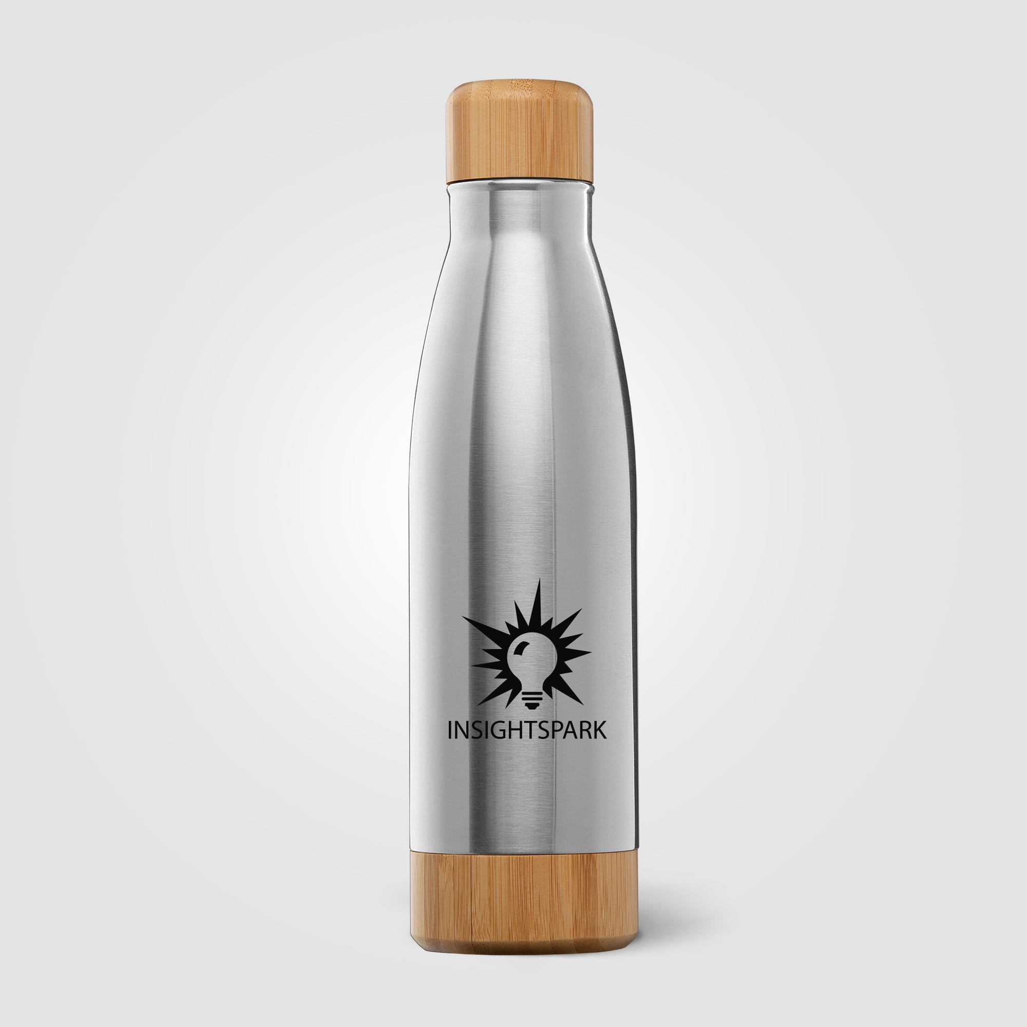 Ibiza Bamboo - 21 oz. Double-Wall Stainless Bottle-zoom-3