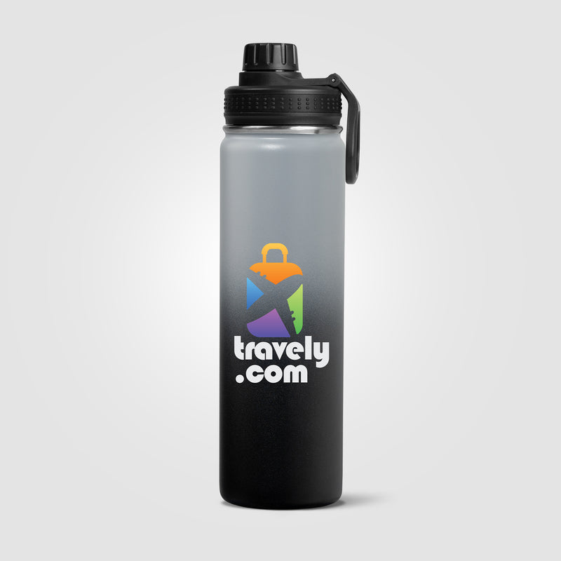 Alaska Ombre - 24 oz. Stainless Steel Double Wall Water Bottle - ColorJet-zoom-