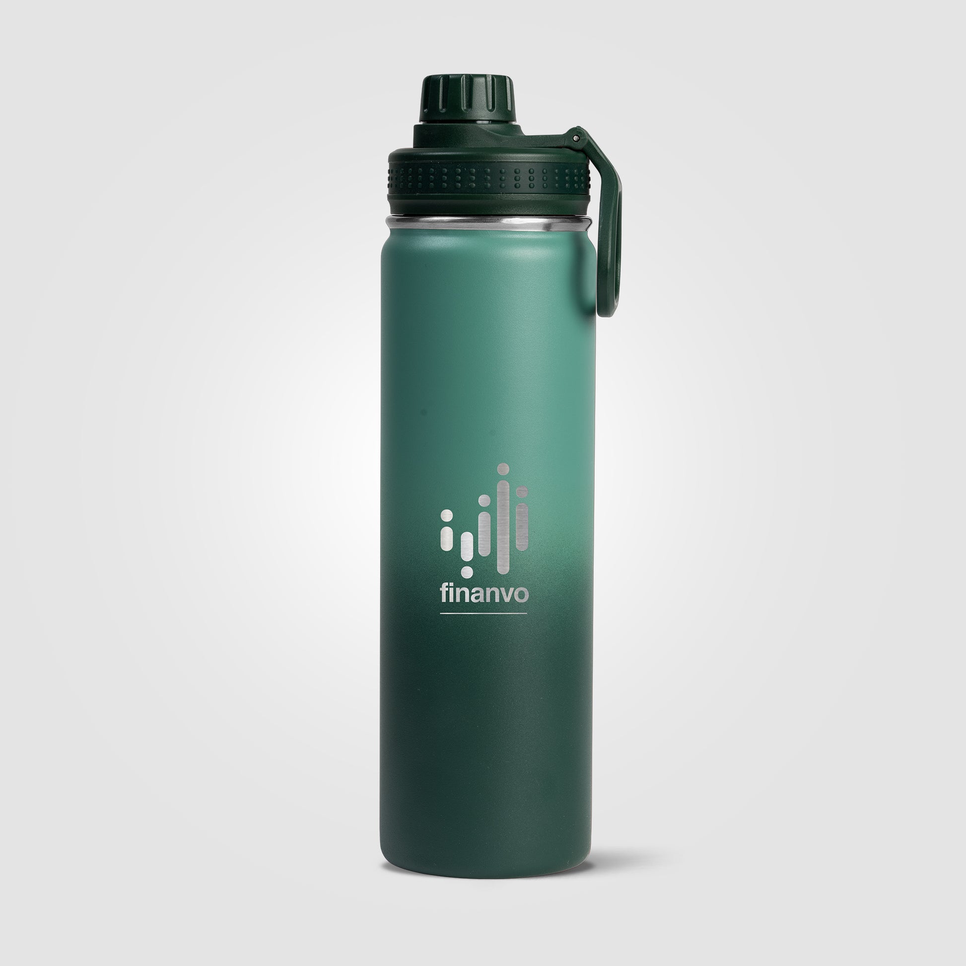 Alaska Ombre - 24 oz. Stainless Steel Double Wall Water Bottle - Laser-3