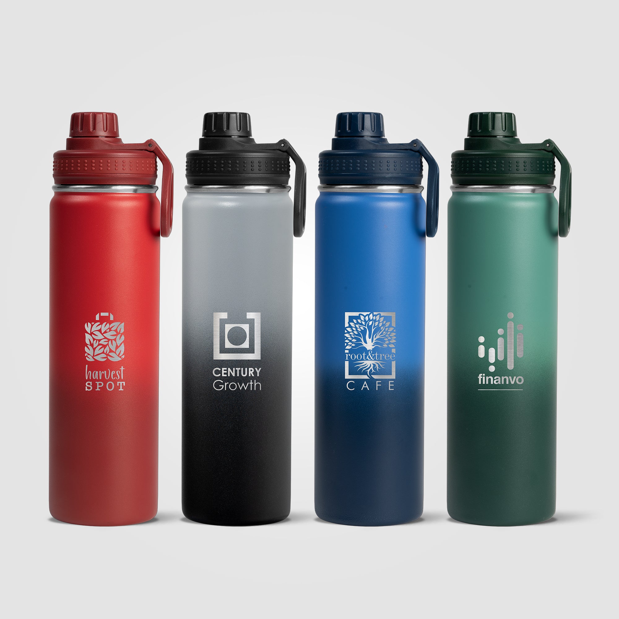 Image of the Alaska Ombre - 24 oz. Stainless Steel Double Wall Water Bottle - Laser promotional product, SKU WEH-L.