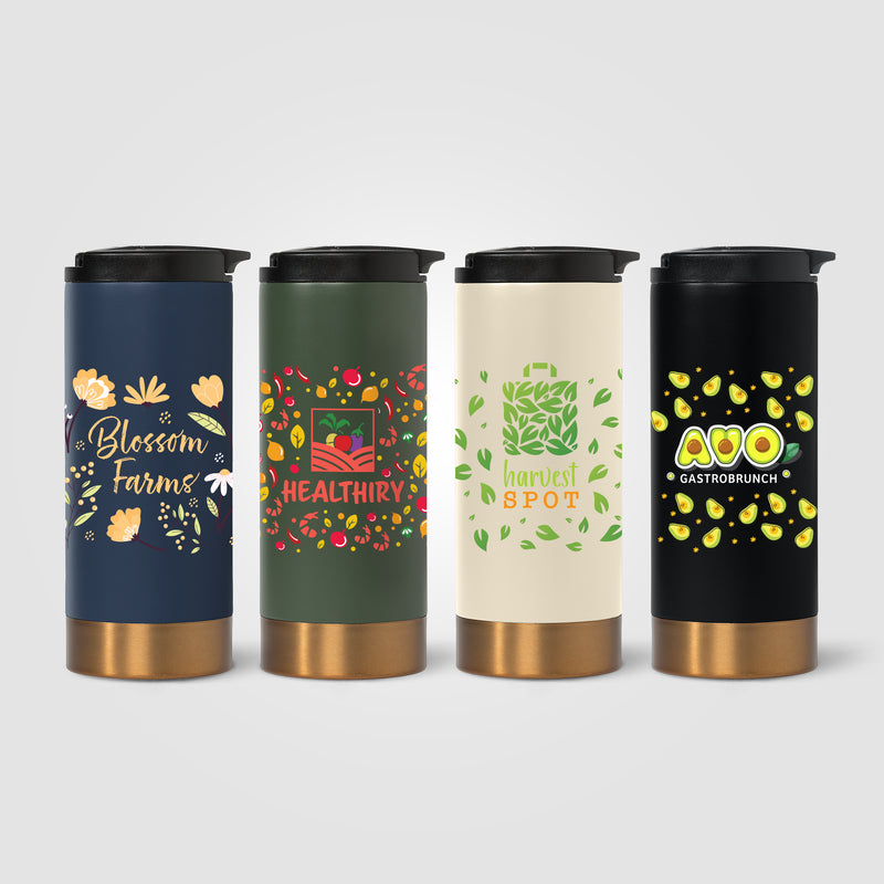 Astrid - 13 oz. Double Wall Stainless Steel Tumbler - ColorJet-zoom-
