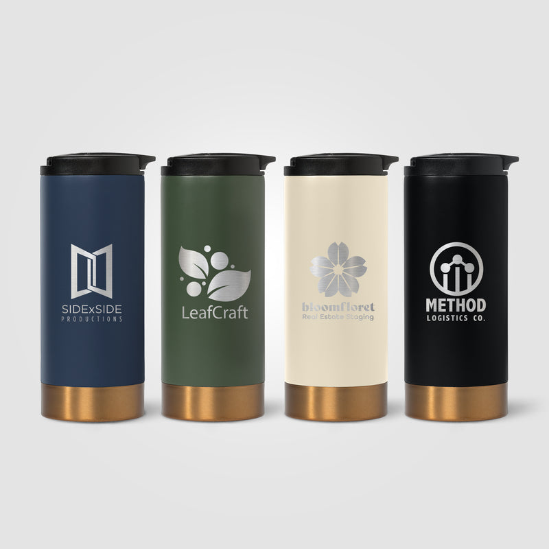 Astrid - 13 oz. Double Wall Stainless Steel Tumbler - Laser-zoom-