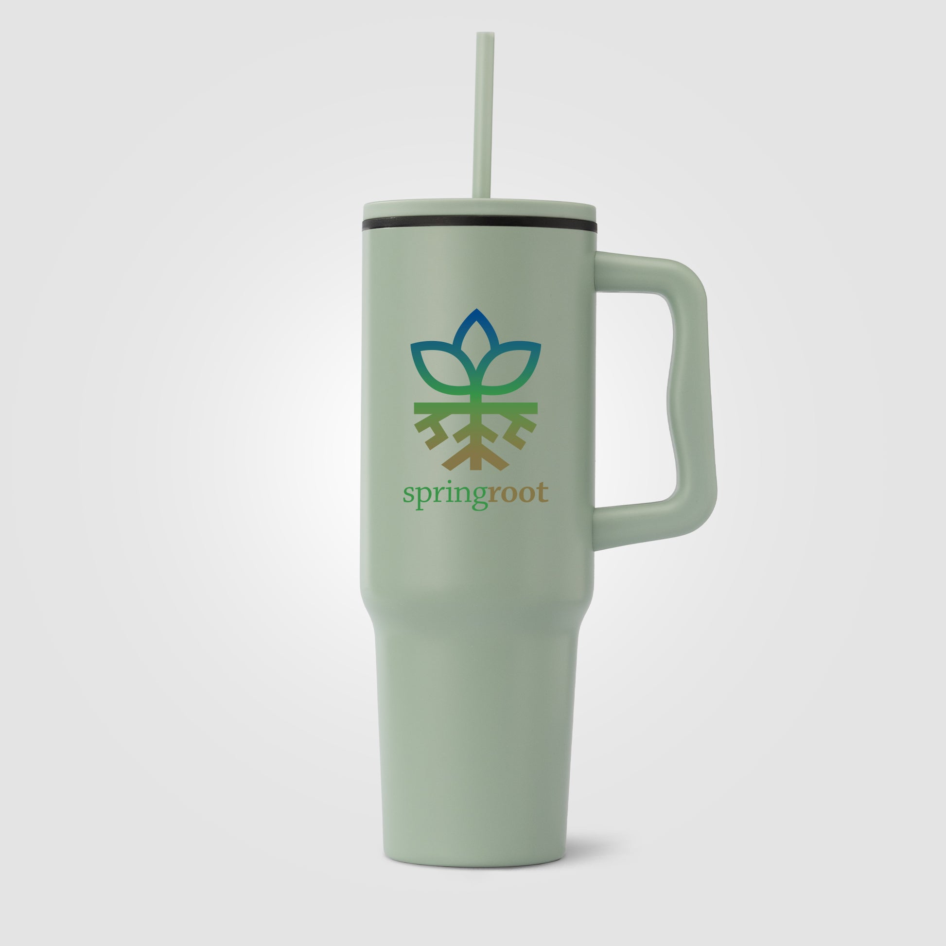 Polar Stainless Steel Double-Wall Straw Tumbler - 40 oz. - Full-Color Inkjet-2