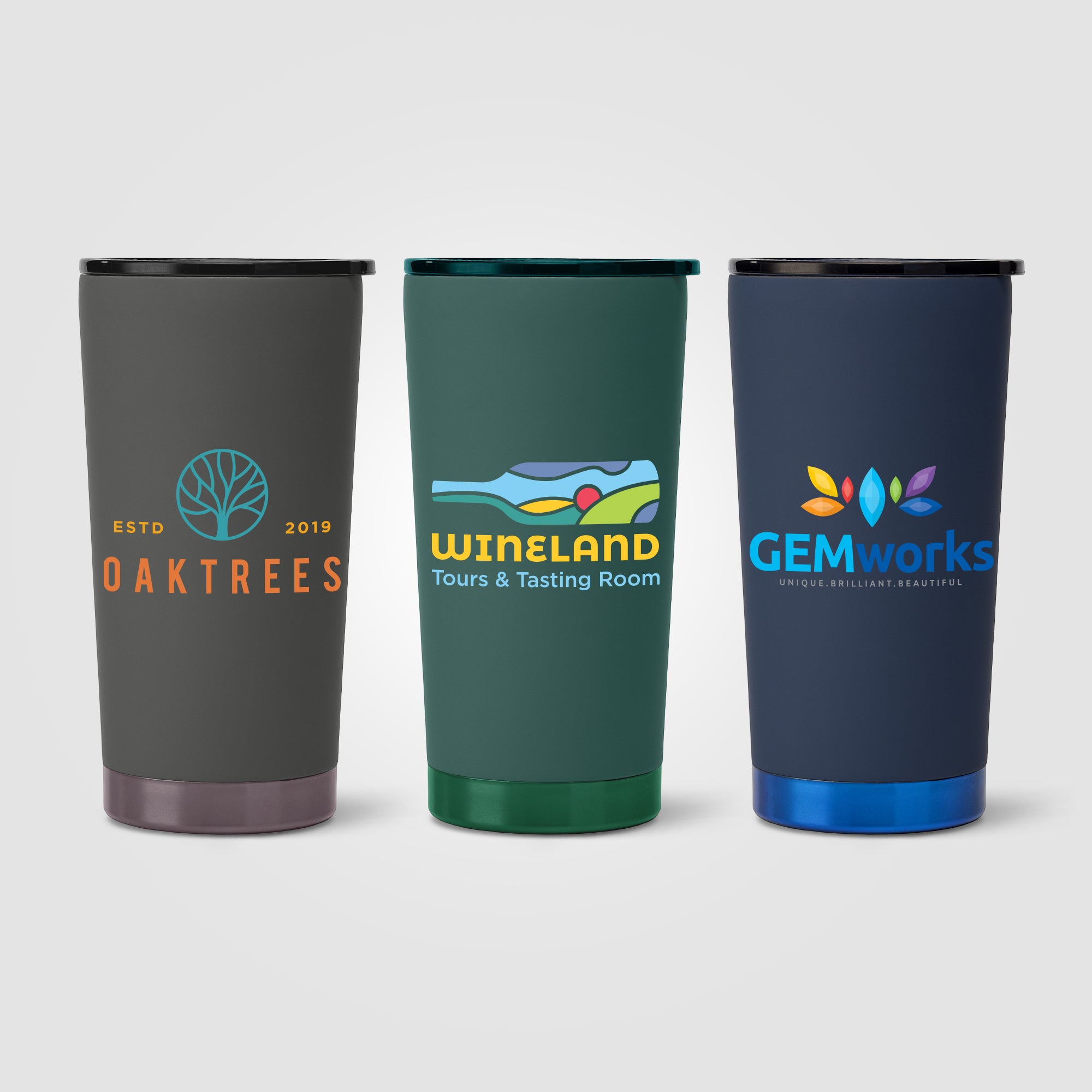 Image of the Whistler Monochrome - 18 oz. Double-Wall Stainless Tumbler - ColorJet promotional product, SKU WEW-C.
