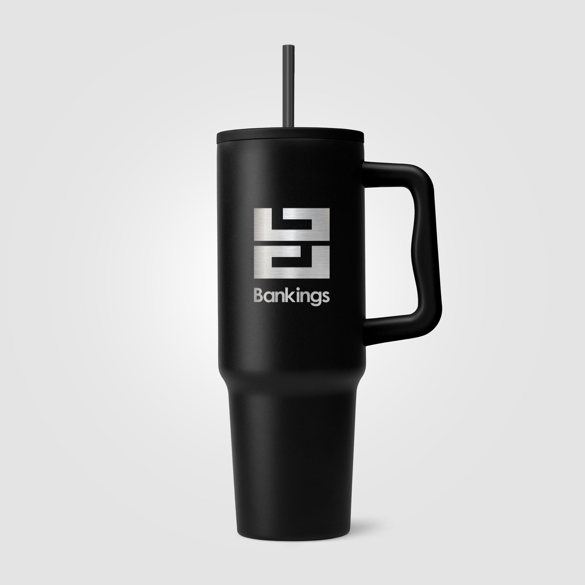 Polar Pro - 40 oz. Double-Wall Recycled Stainless Steel Tumbler with Straw - Laser