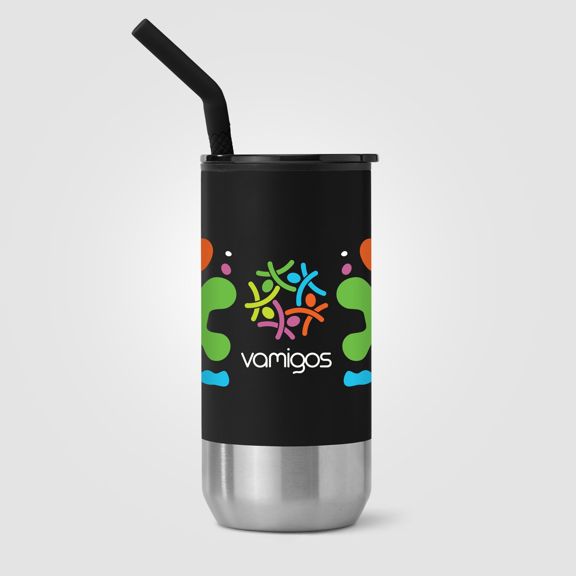 Atlantis - 16 oz. Double Wall Tumbler - Stainless with Recycled RPP Inner - ColorJet-2