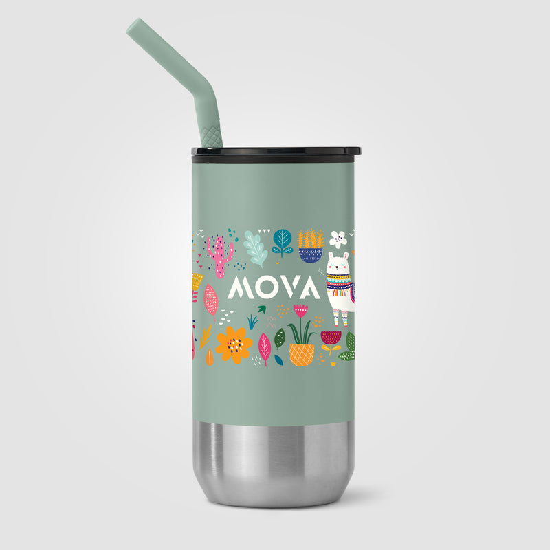 Atlantis - 16 oz. Double Wall Tumbler - Stainless with Recycled RPP Inner - ColorJet-zoom-