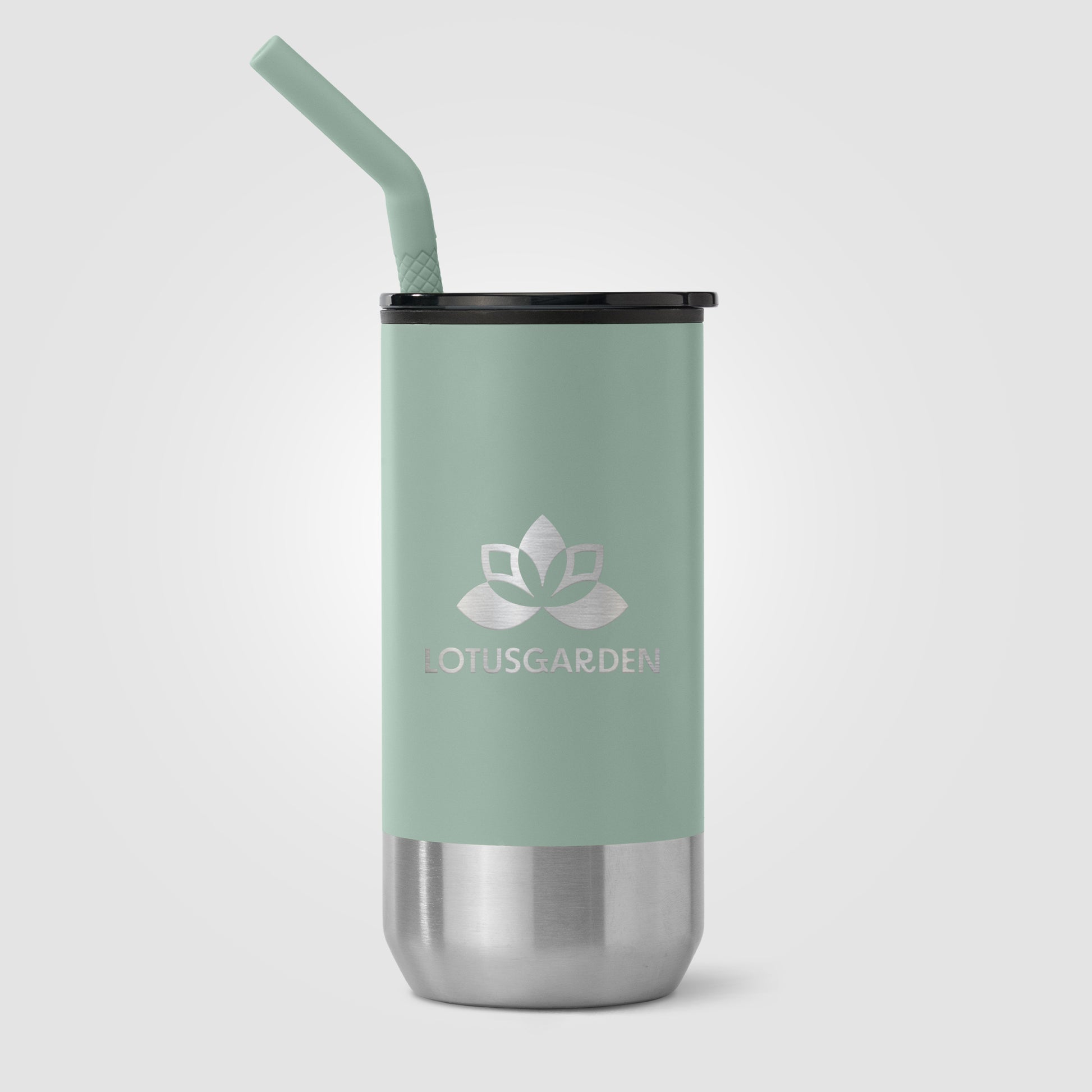 Atlantis - 16 oz. Double Wall Tumbler - Stainless with Recycled RPP Inner - Laser-4
