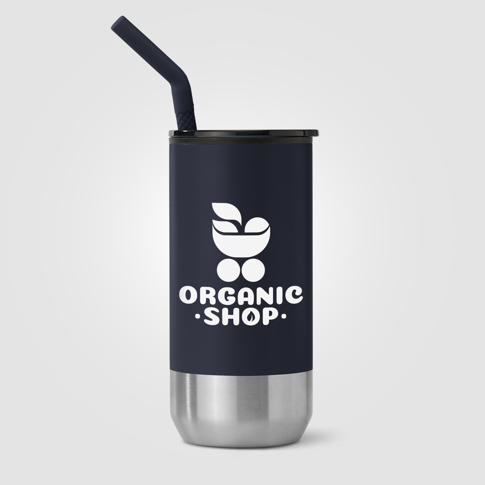 Atlantis - 16 oz. Double Wall Tumbler - Stainless with Recycled RPP Inner-4