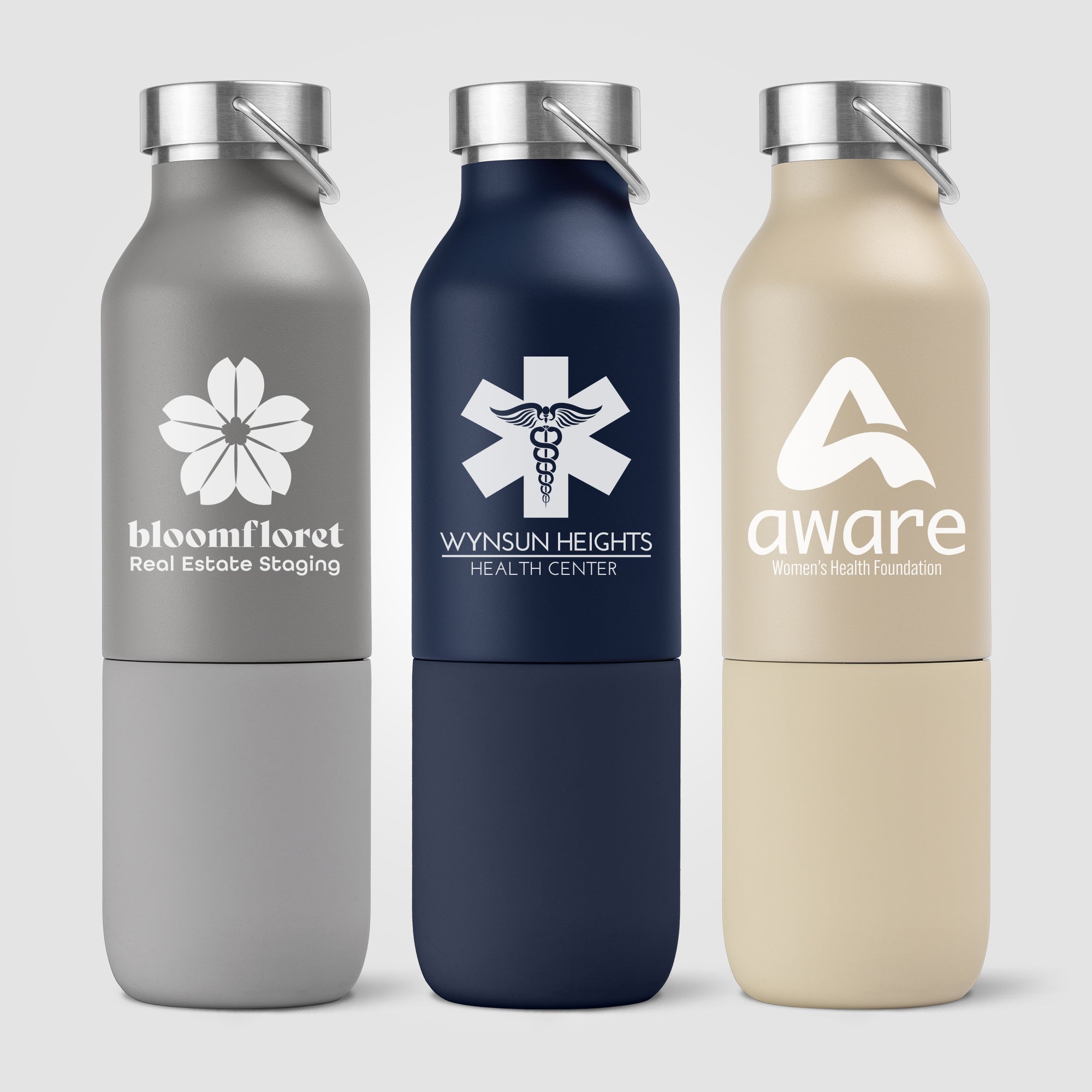 Image of the Freya Duo – 2-in-1 20 oz. Double-Wall Recycled Stainless Steel Bottle with 11 oz. Tumbler promotional product, SKU WFF.