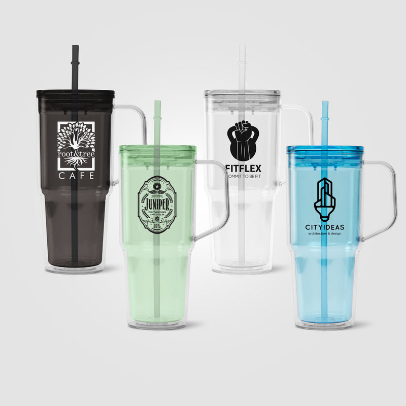 Polar Crystal - 32 oz. Recycled Double Wall Tumbler-zoom-