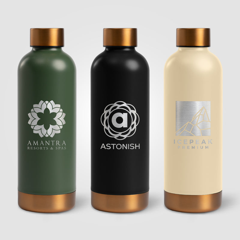Astrid - 18 oz. Double Wall Stainless Steel Bottle - Laser Engraved-zoom-
