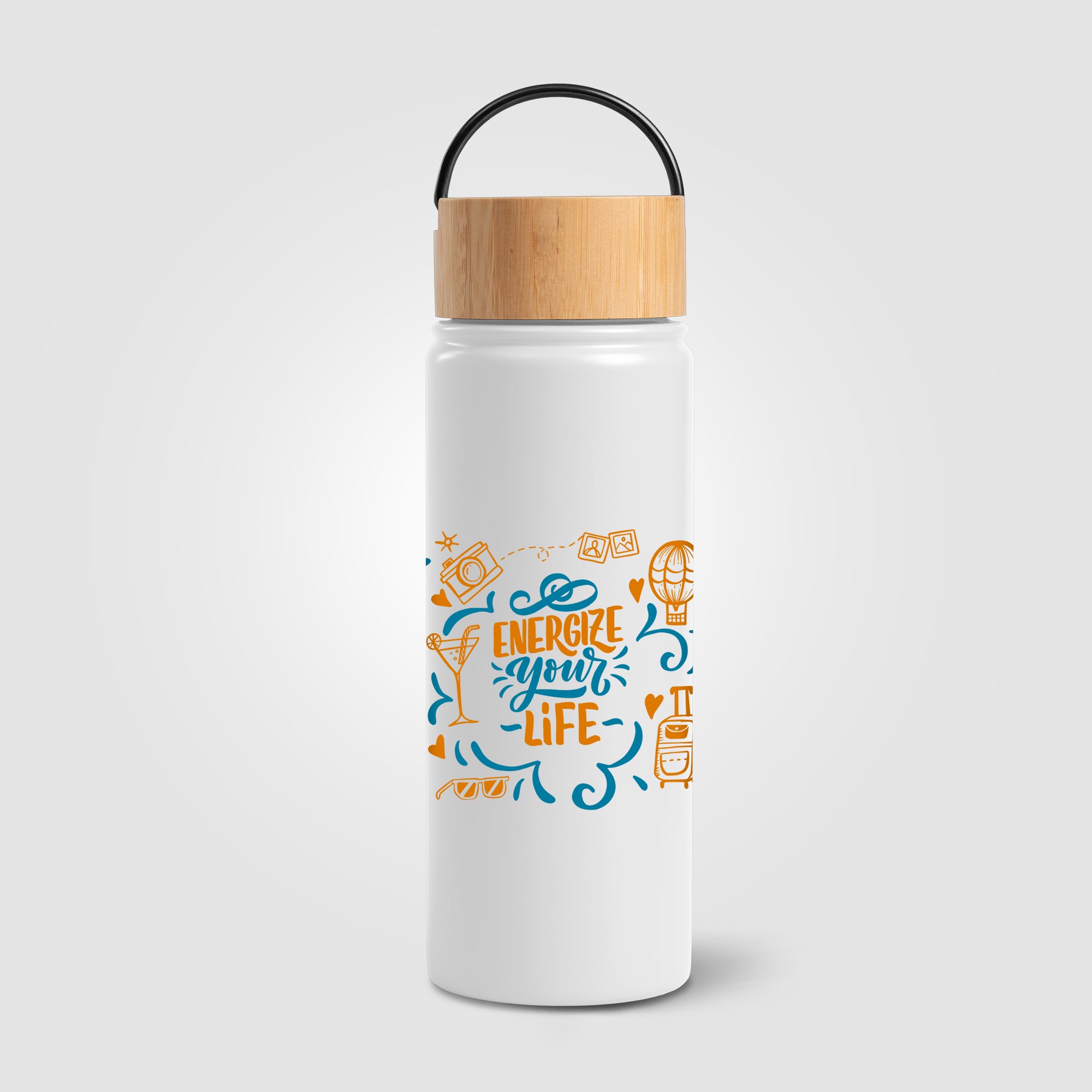 Reborn - 18 oz. Double Wall Stainless Steel Bottle - ColorJet-zoom-5