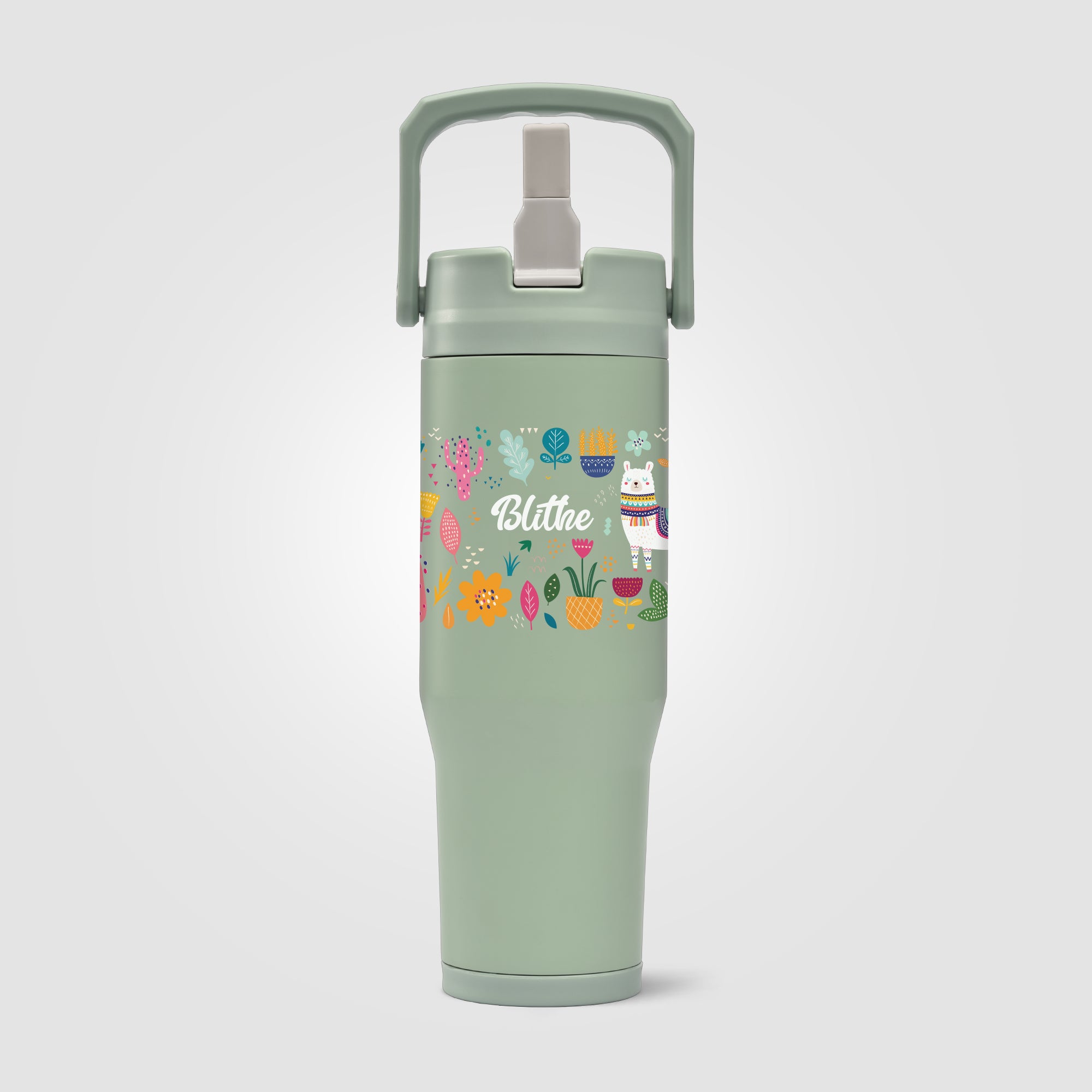 Polar Duo - 32 oz. Double-Wall Recycled Stainless Steel Tumbler with Storage Base - ColorJet-zoom-4