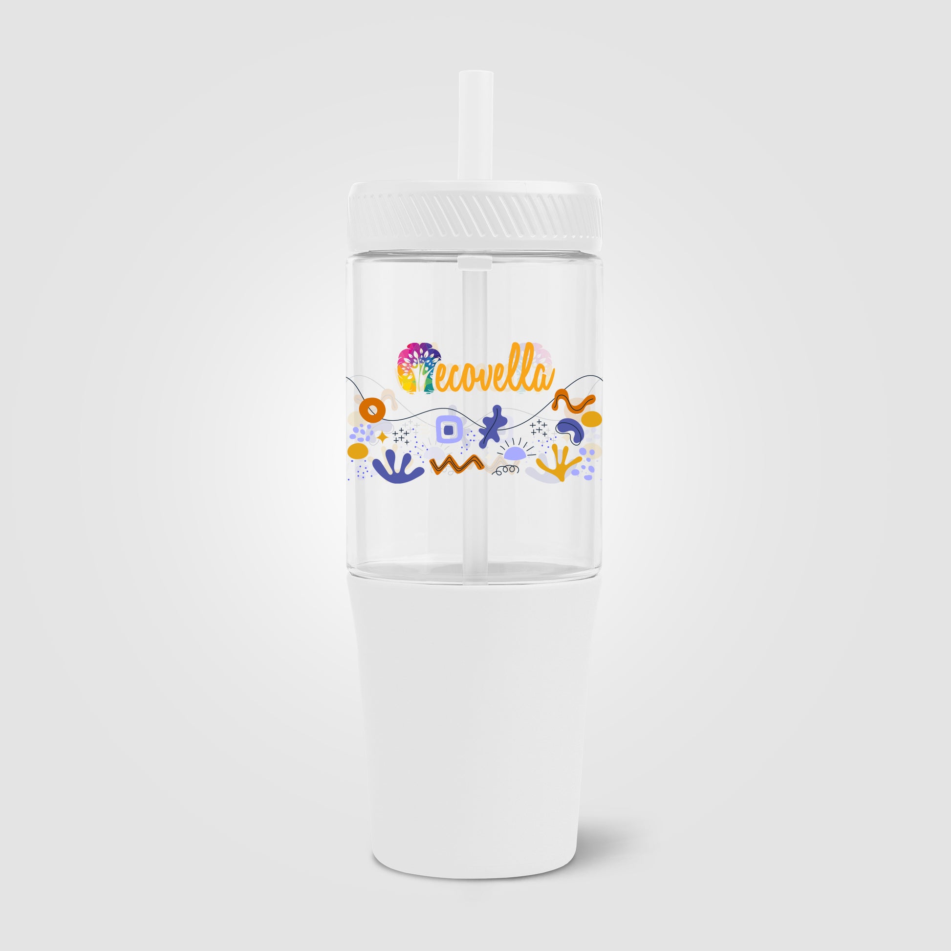 Polar Recycled Plastic Dual Tone Straw Tumbler - 40 oz. - ColorJet-3