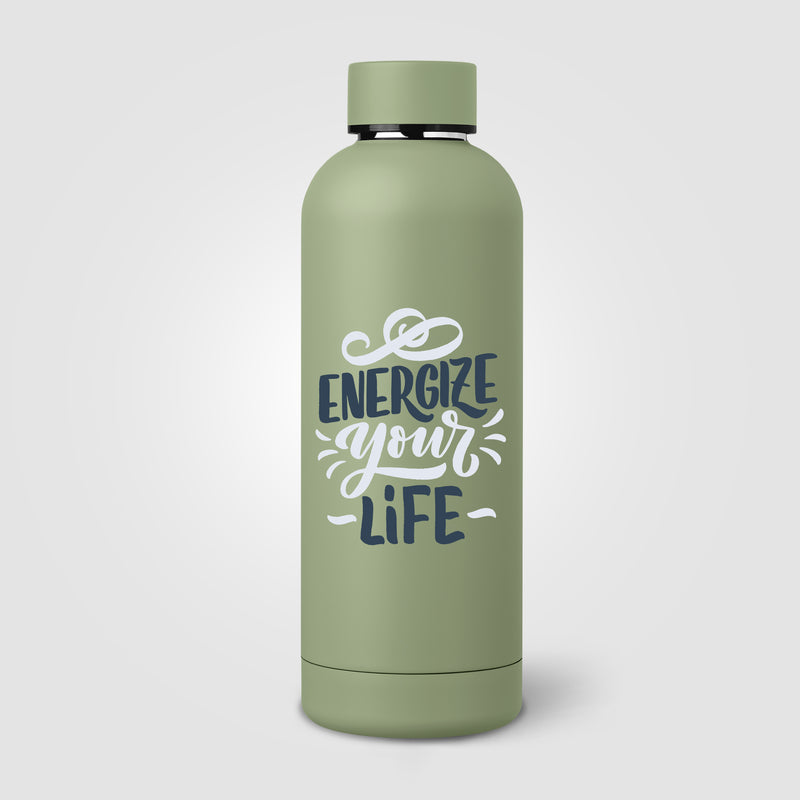 Astrid Recycled Stainless Steel Double Wall Bottle - 18 oz. - ColorJet-zoom-