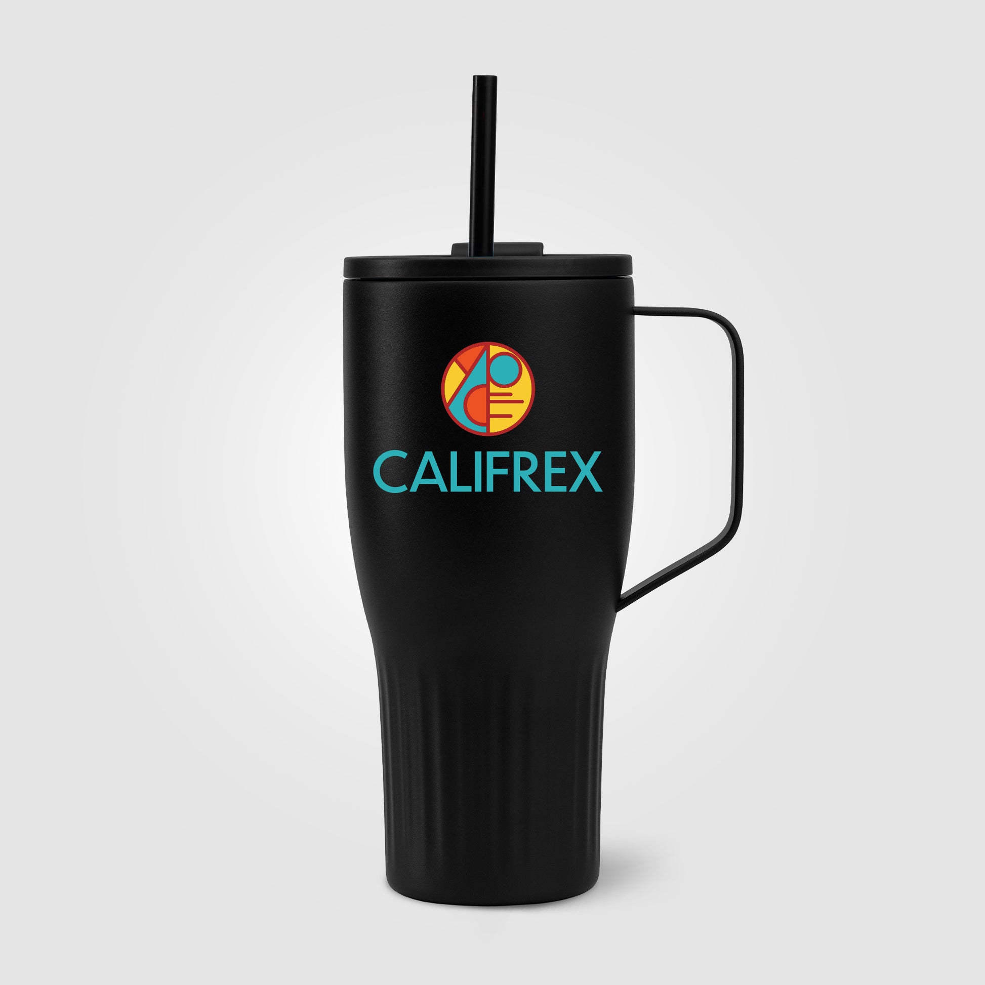 Majesty Recycled Stainless Steel Straw Tumbler - 30 oz. - Full-Color Inkjet-2