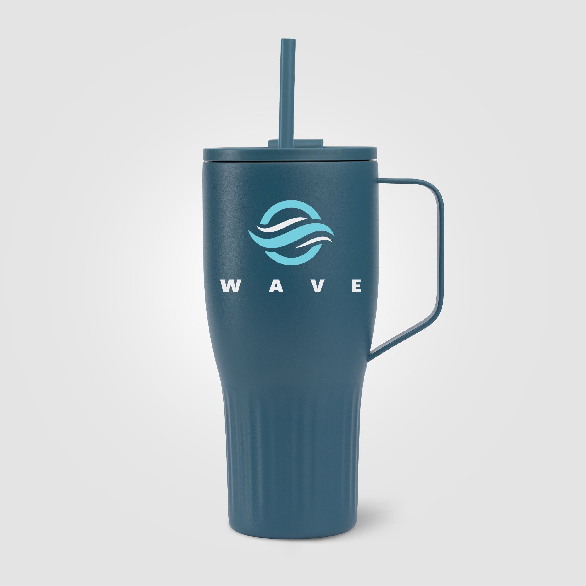 Majesty Recycled Stainless Steel Straw Tumbler - 30 oz. - Full-Color Inkjet-zoom-3