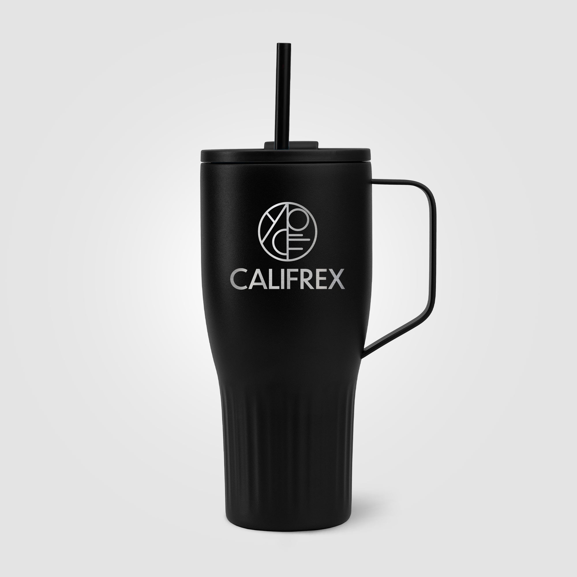 Majesty Recycled Stainless Steel Straw Tumbler - 30 oz. - Laser Engraved-zoom-2