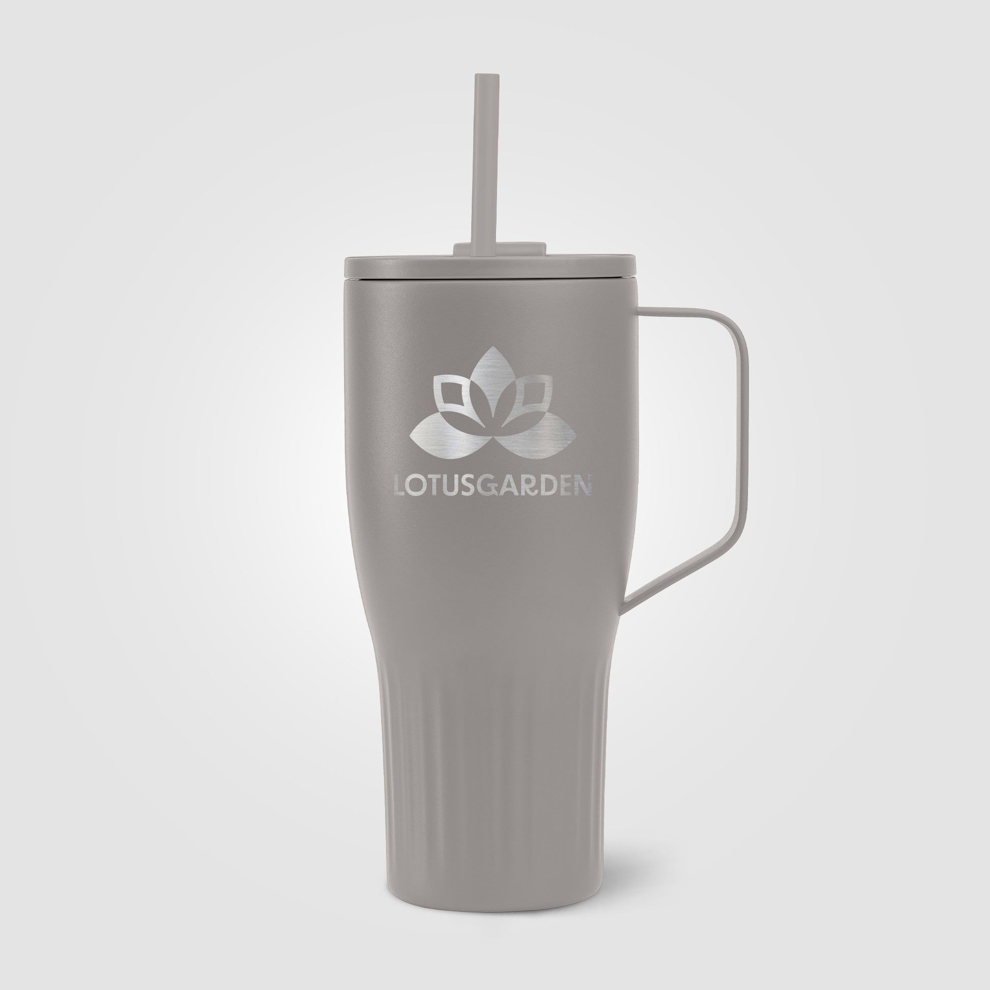 Majesty Recycled Stainless Steel Straw Tumbler - 30 oz. - Laser Engraved-3