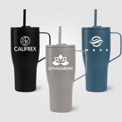 Image of the Majesty Recycled Stainless Steel Straw Tumbler - 30 oz. promotional product, SKU WGB.