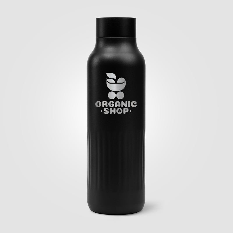 Majesty Recycled Stainless Steel Bottle - 20 oz. - Laser Engraved-zoom-