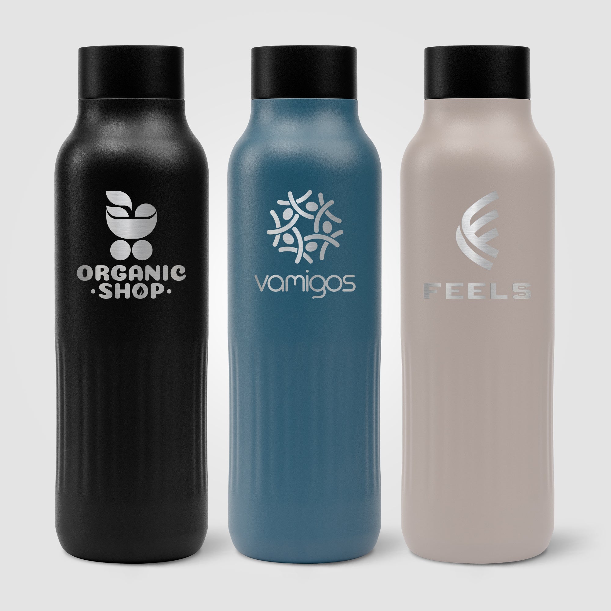 Image of the Majesty Recycled Stainless Steel Bottle - 20 oz. - Laser Engraved promotional product, SKU WGC-L.
