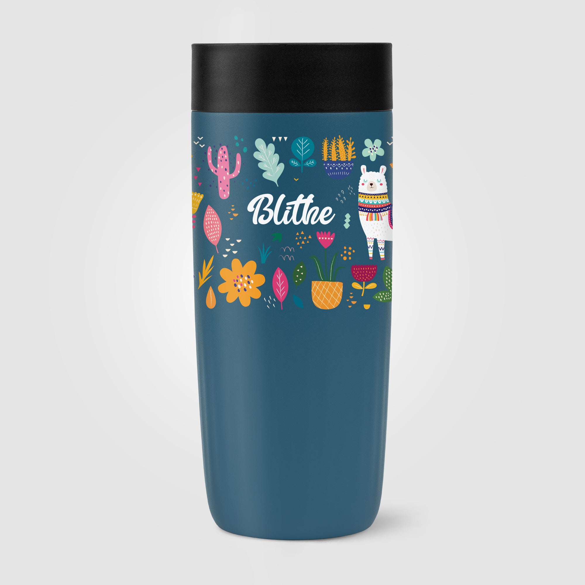 Majesty Recycled Stainless Steel Tumbler - 13 oz. - ColorJet-zoom-4
