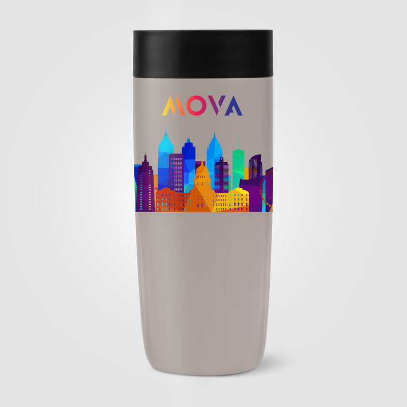 Majesty Recycled Stainless Steel Tumbler - 13 oz. - ColorJet-zoom-