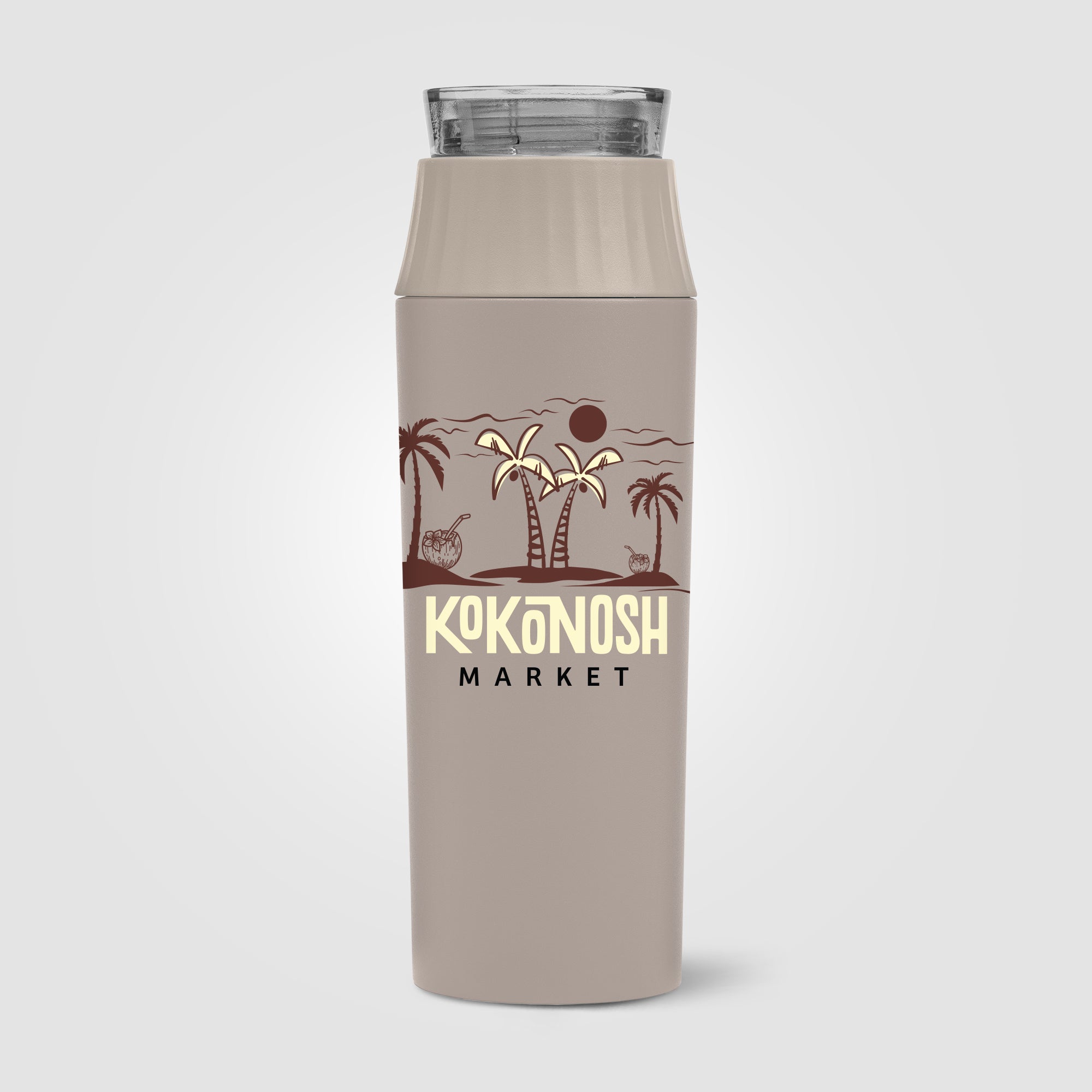 Majesty Recycled Stainless Steel Leakproof Lid Bottle - 20 oz. - ColorJet-zoom-3