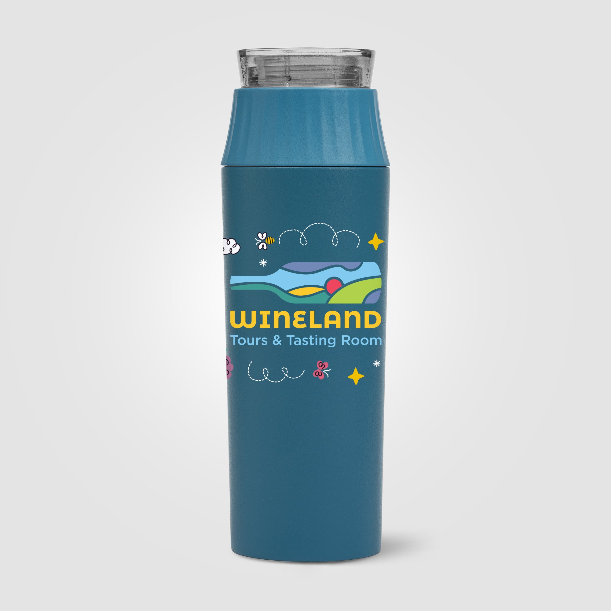 Majesty Recycled Stainless Steel Leakproof Lid Bottle - 20 oz. - ColorJet-zoom-4