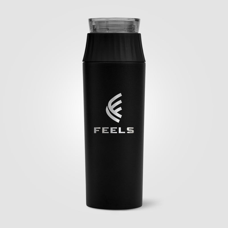 Majesty Recycled Stainless Steel Leakproof Lid Bottle - 20 oz. - Laser Engraved-zoom-