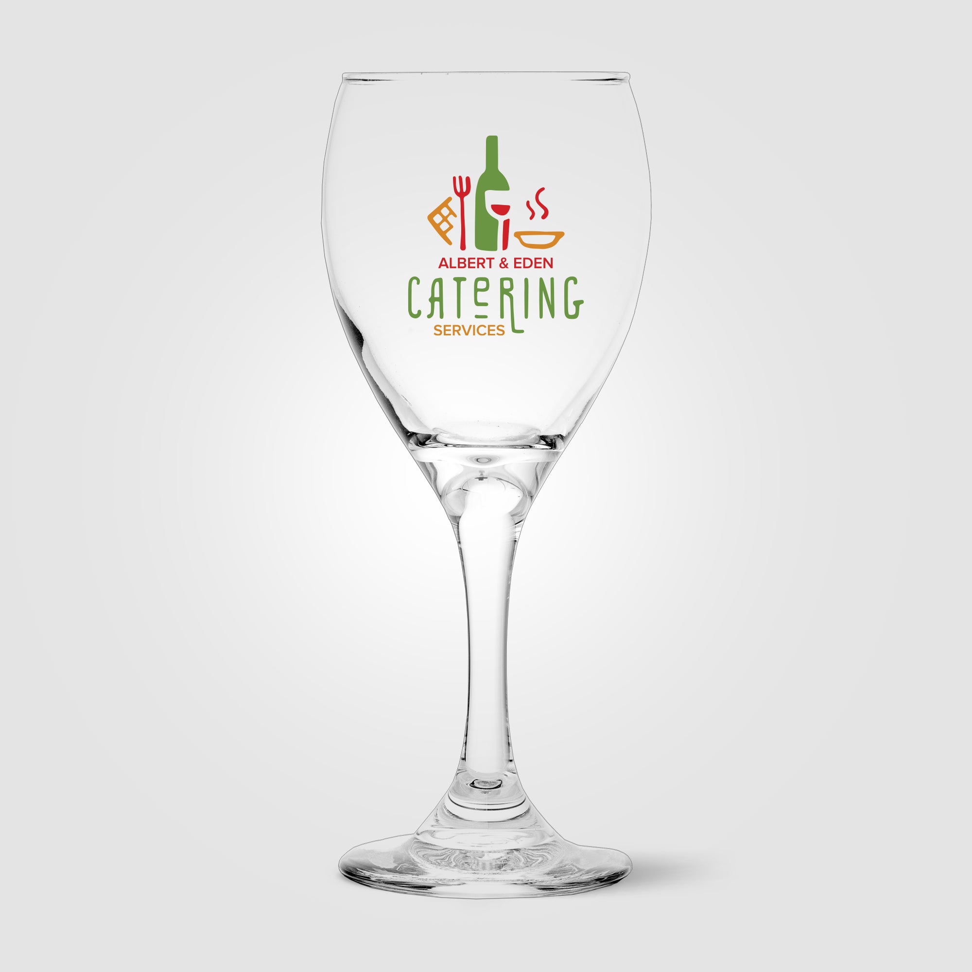 Image of the Globet Wine Glass - 8.5 oz - ColorJet promotional product, SKU WJG-C.