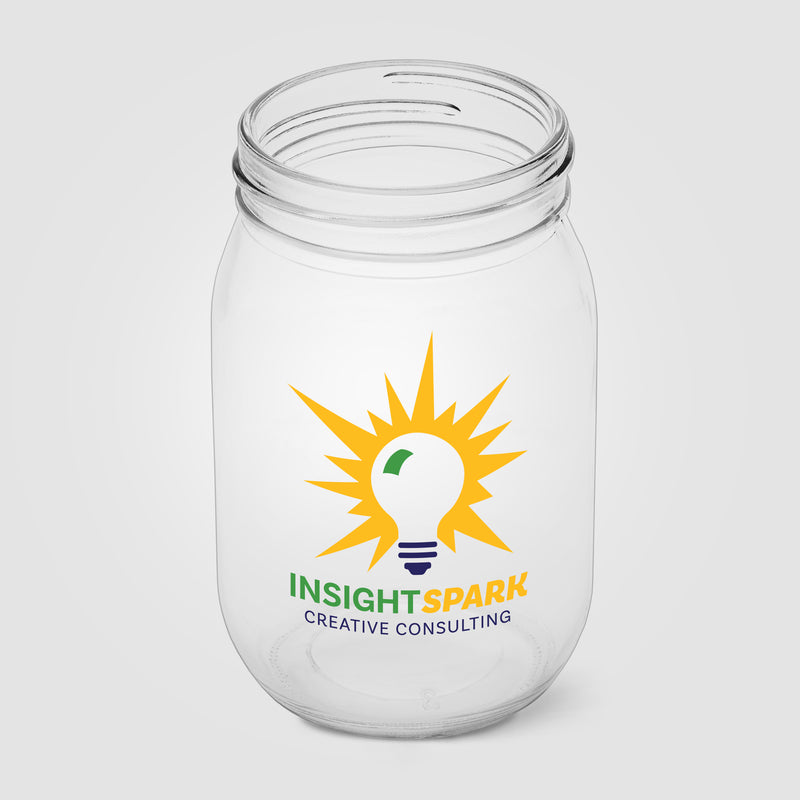 Root Jar Glass - 16 oz. - ColorJet-zoom-