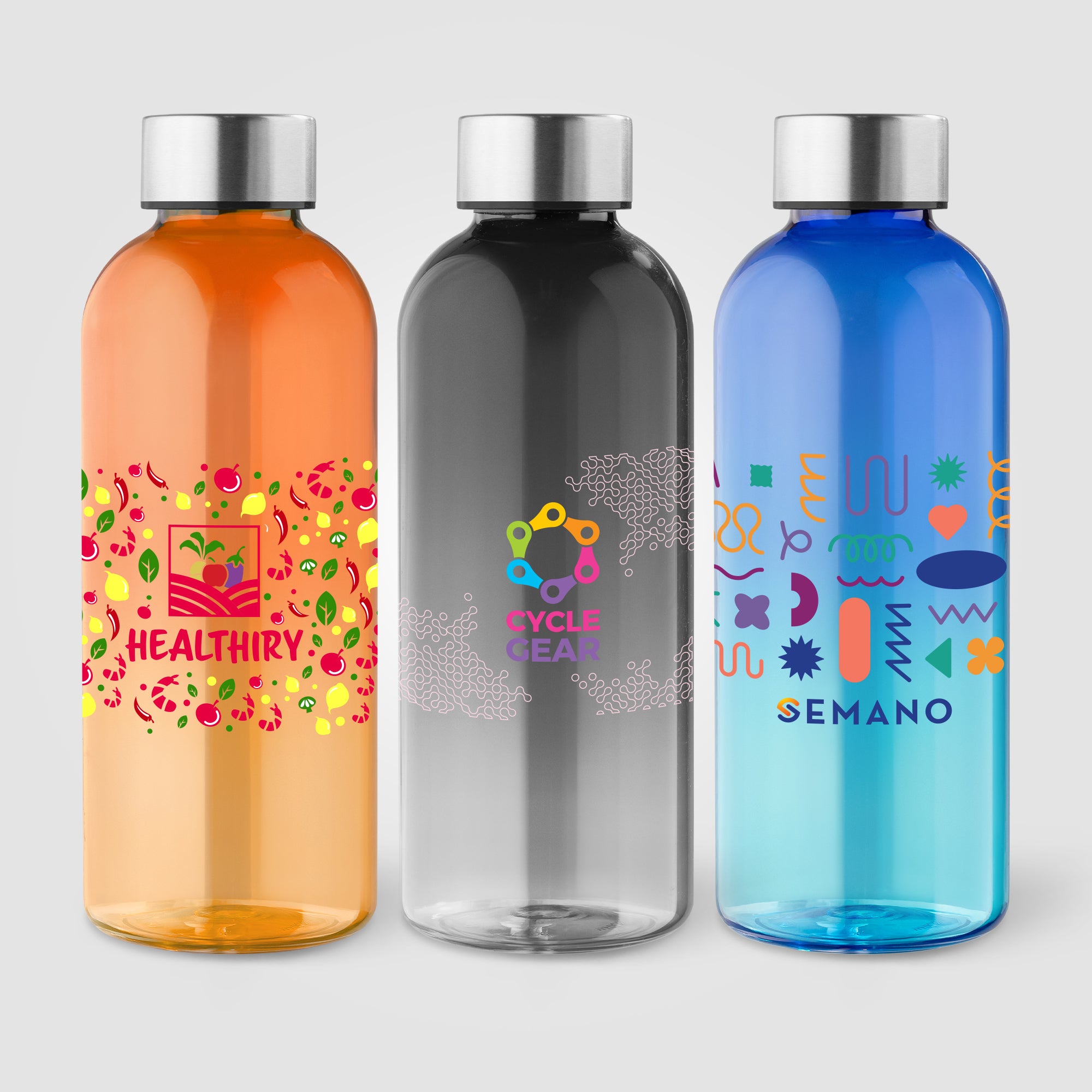 Image of the Skye rPET Twist Cap Water Bottle -17 oz. - Full-Color Inkjet promotional product, SKU WJO-C.