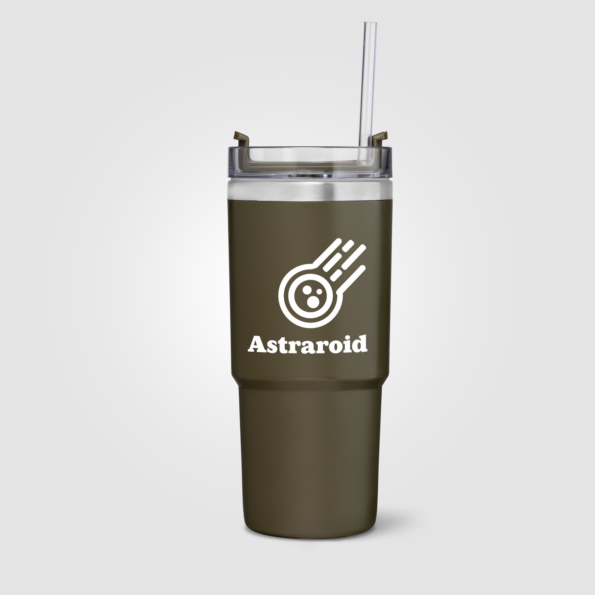 Rime Recycled Stainless Steel Double Wall Leakproof Straw Tumbler - 25oz-3