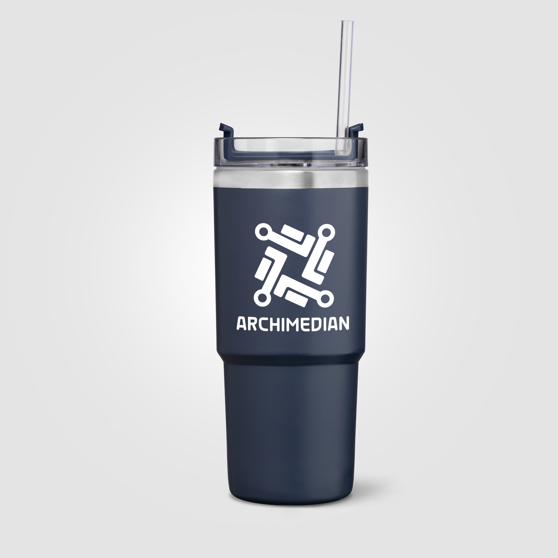 Rime Recycled Stainless Steel Double Wall Leakproof Straw Tumbler - 25oz-5